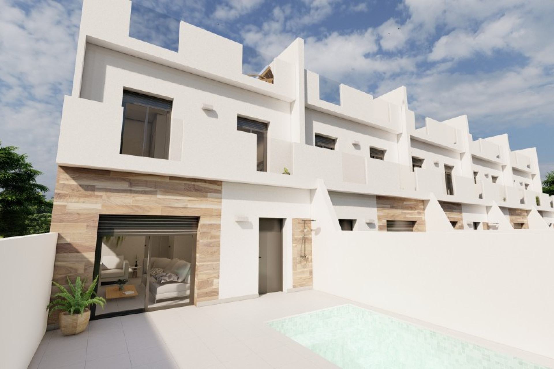 New Build - Semi-detached house - Los Alcázares - Santa Rosalía
