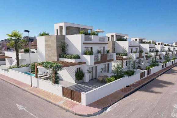 Adosados - Nouvelle construction - Mazarrón - Calle Presbiterio Jesus Garcia s/n
