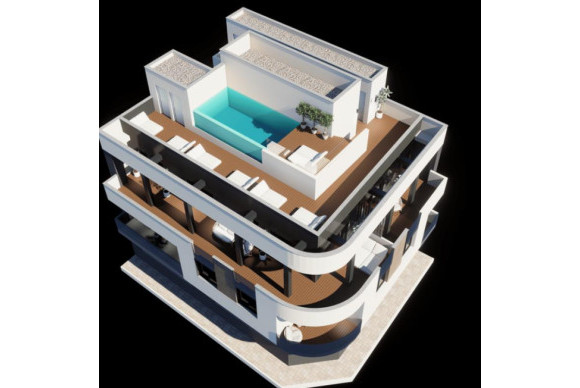 Áticos - New Build - Torrevieja - 03182