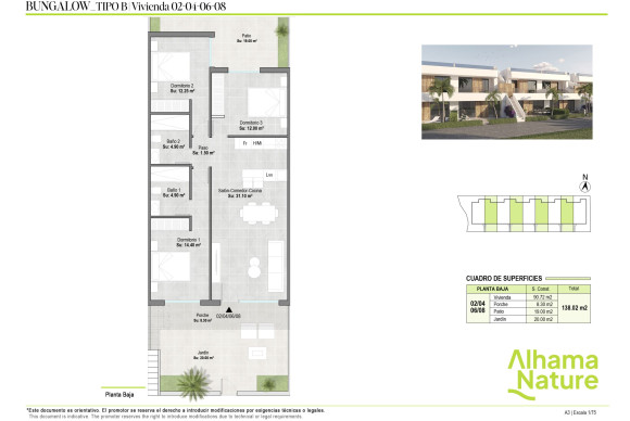 Bungalow - New Build - Alhama de Murcia - Alhama de Murcia