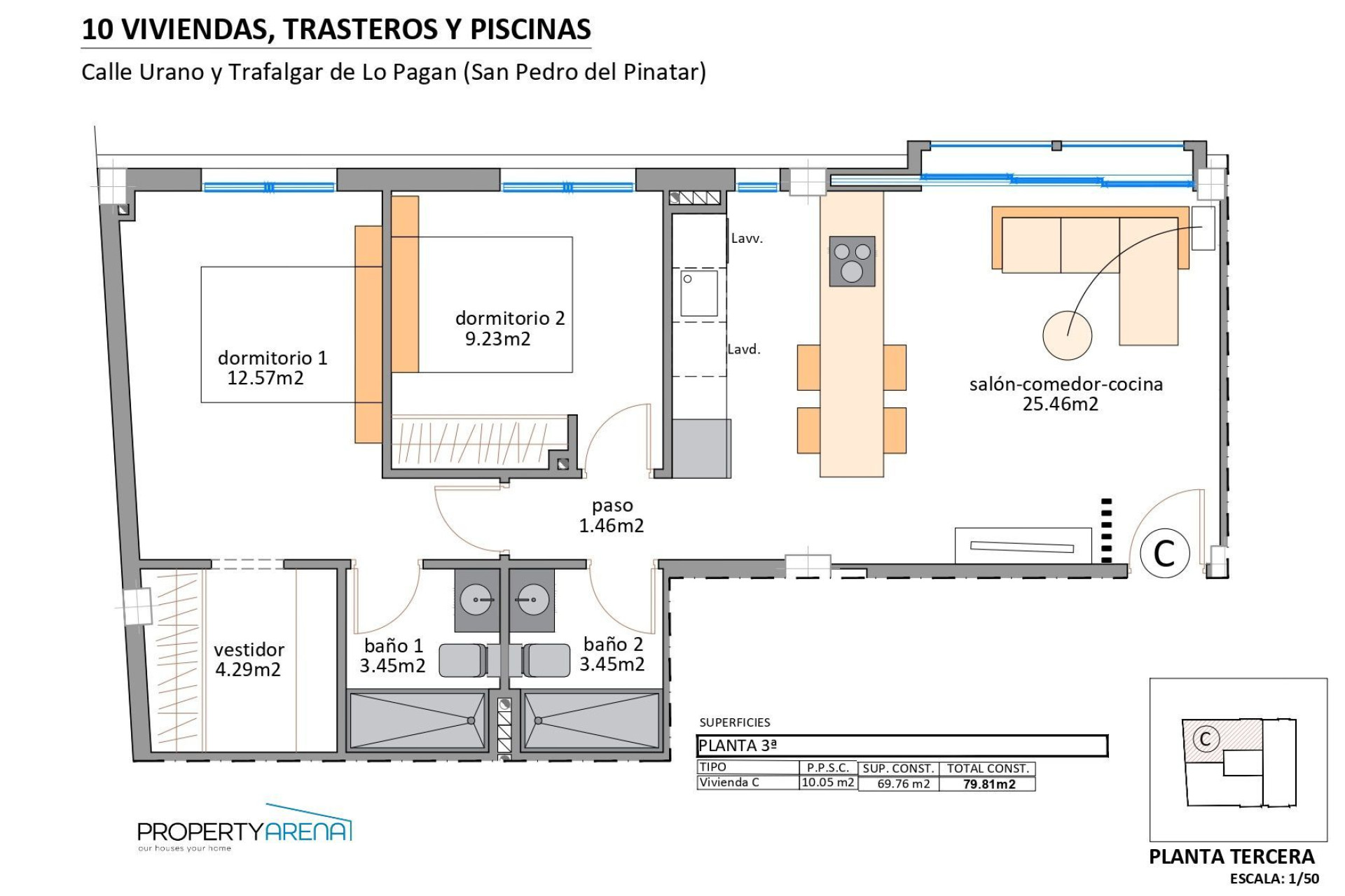 New Build - Apartment  - lo pagán (san pedro del pinatar)