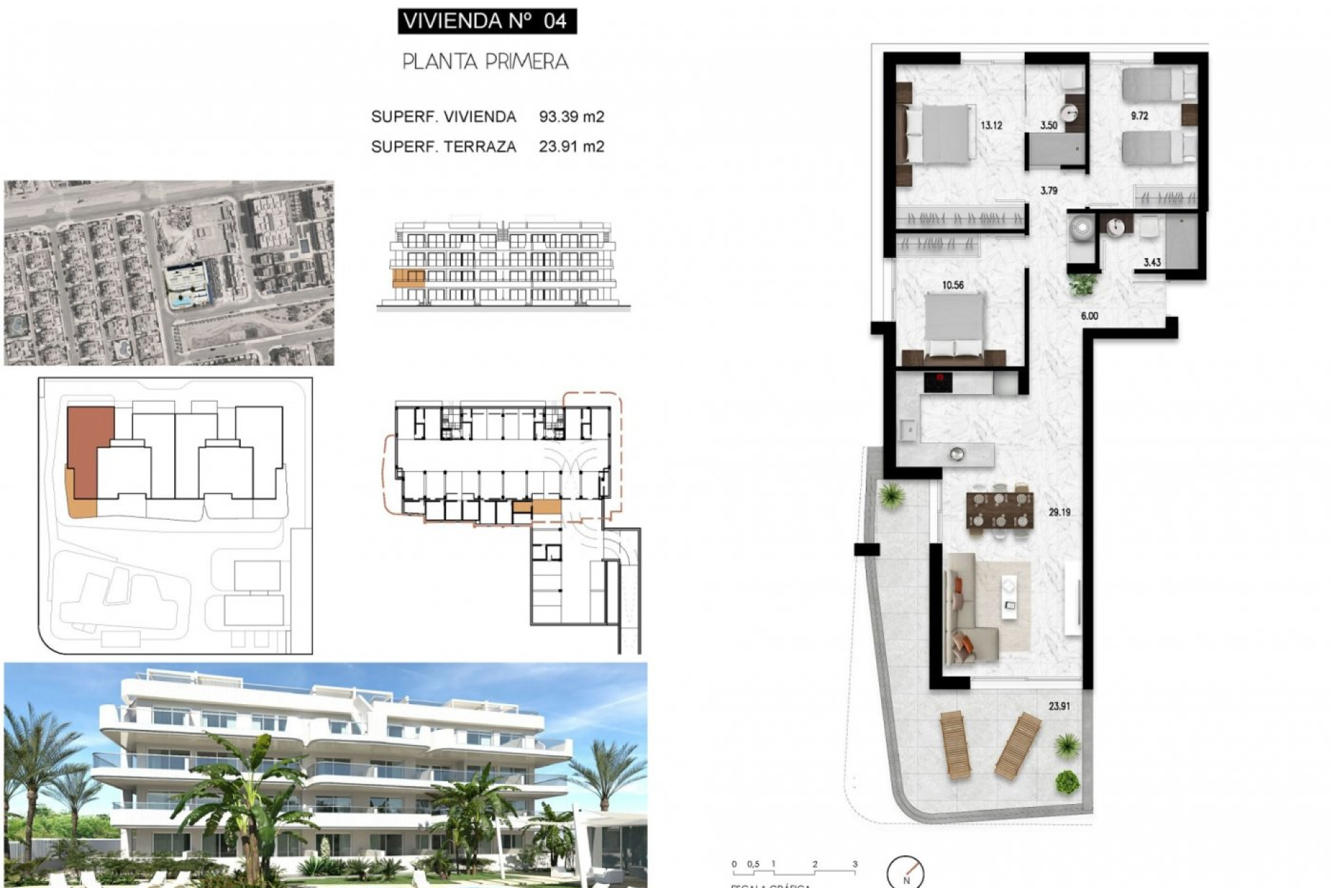 New Build - Apartment  - Orihuela Costa - Lomas de Cabo Roig