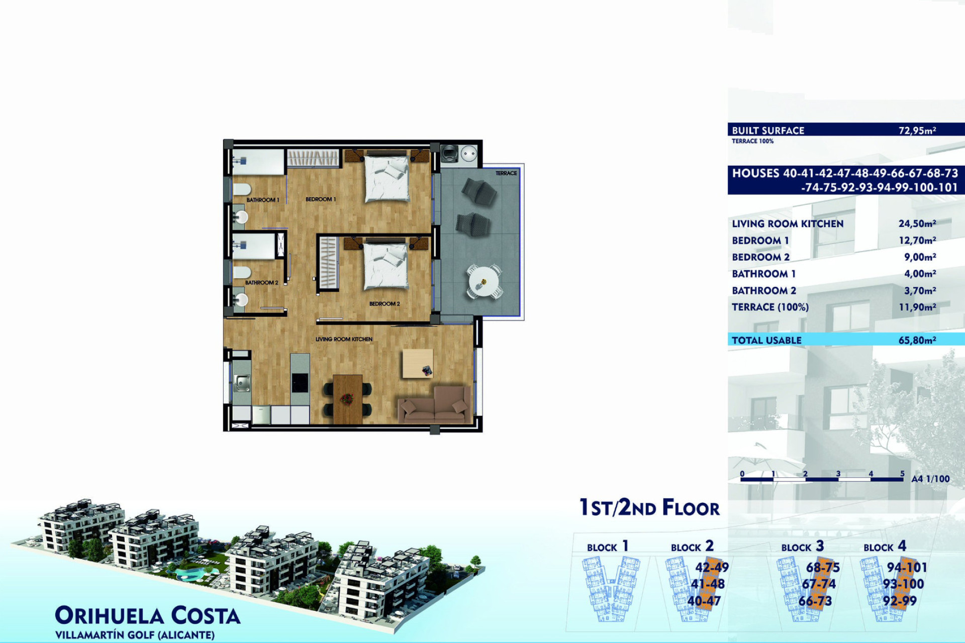 New Build - Apartment  - Orihuela Costa - Villamartín