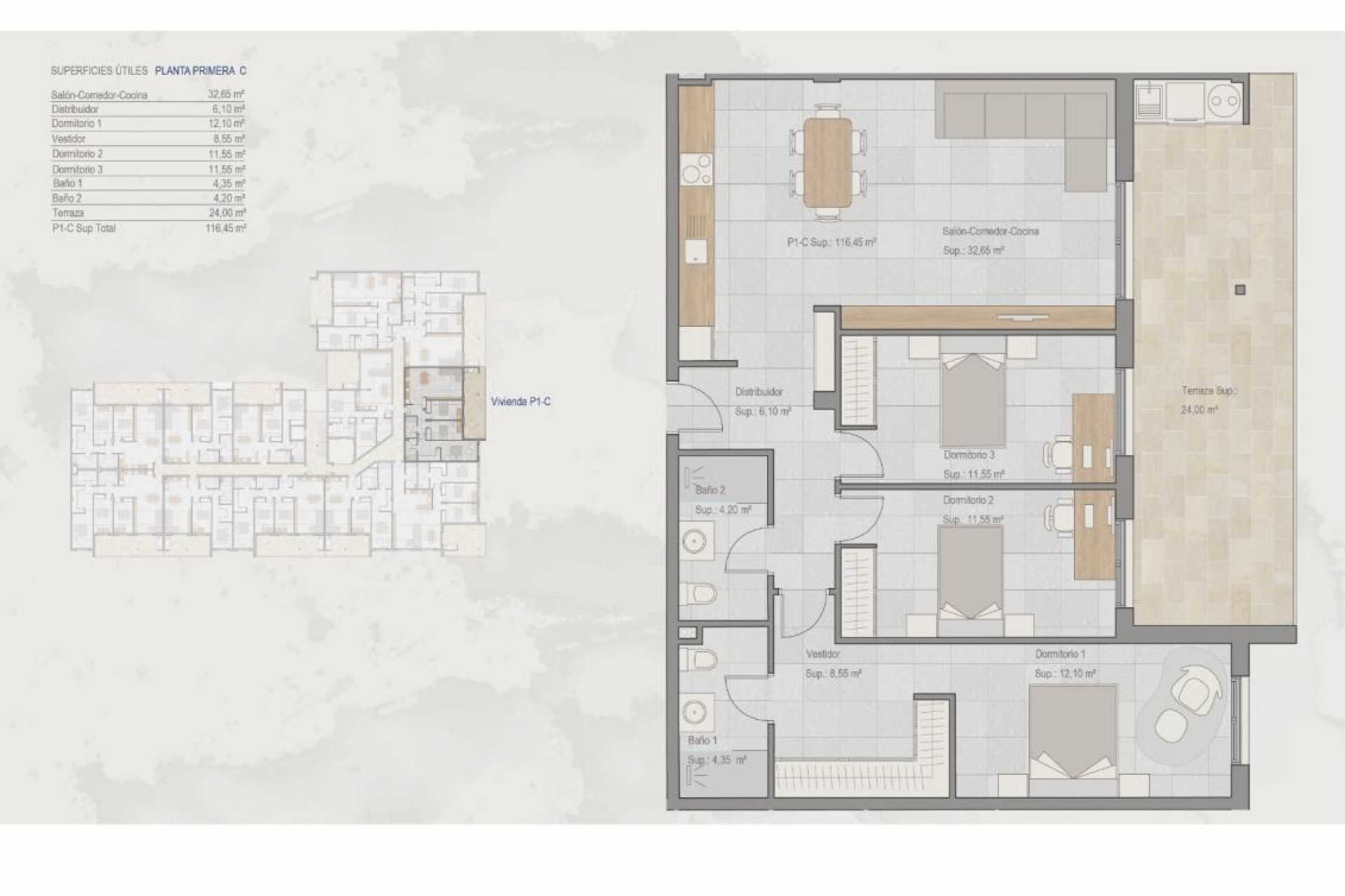New Build - Apartment  - Torre-Pacheco