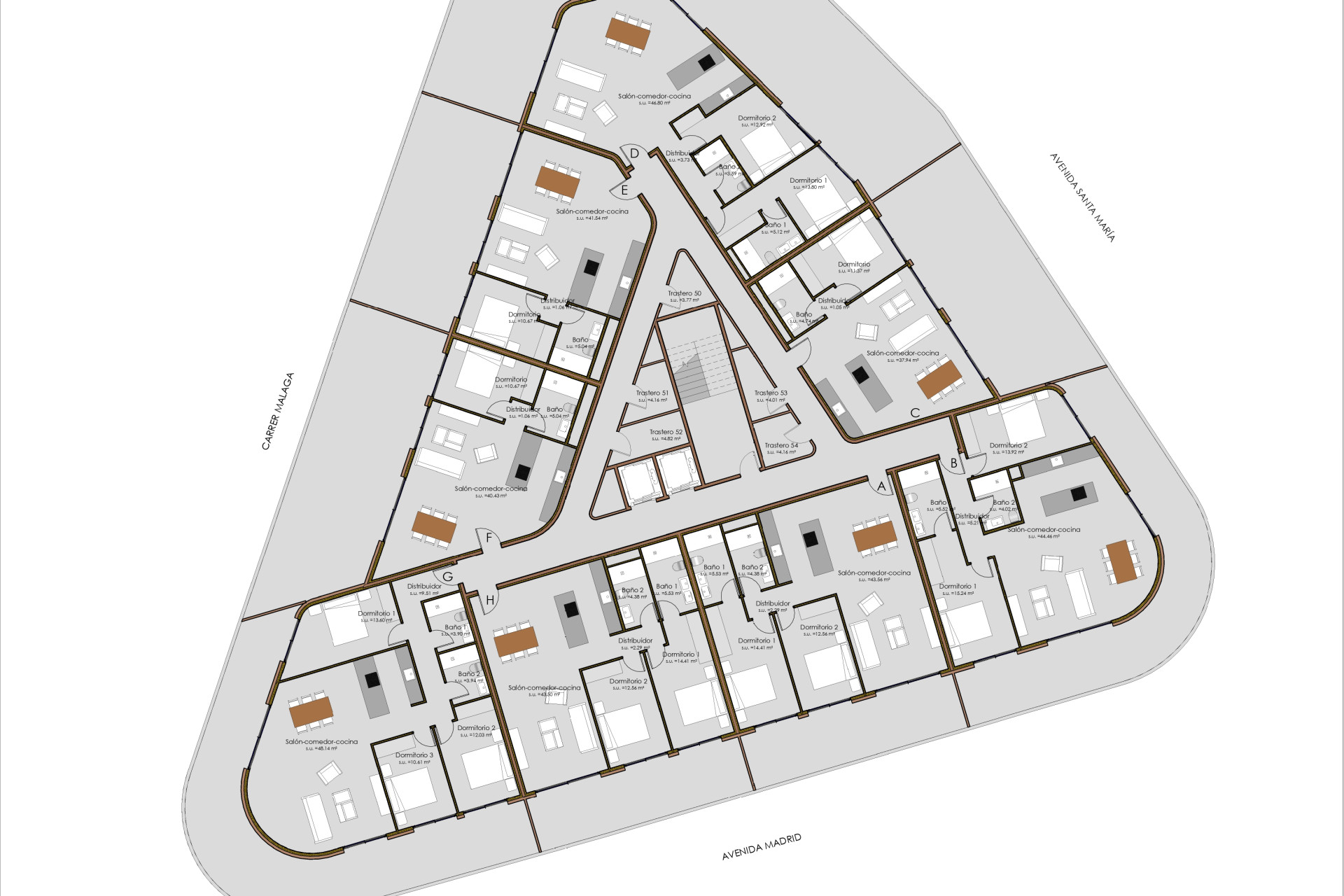 New Build - Penthouses - Calpe - Avenida de Madrid, 1