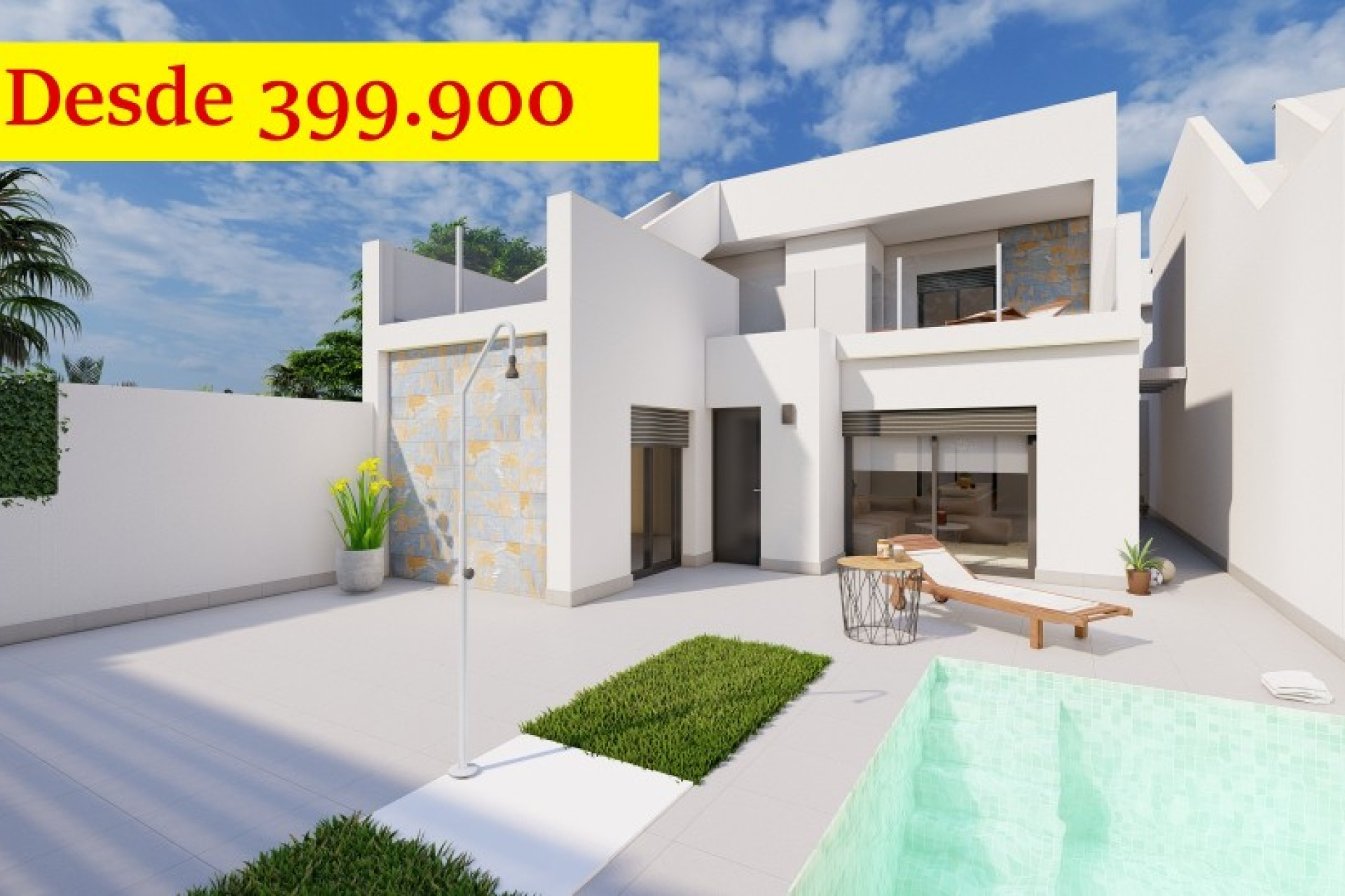 New Build - Semi-detached house - San Javier - Roda Golf