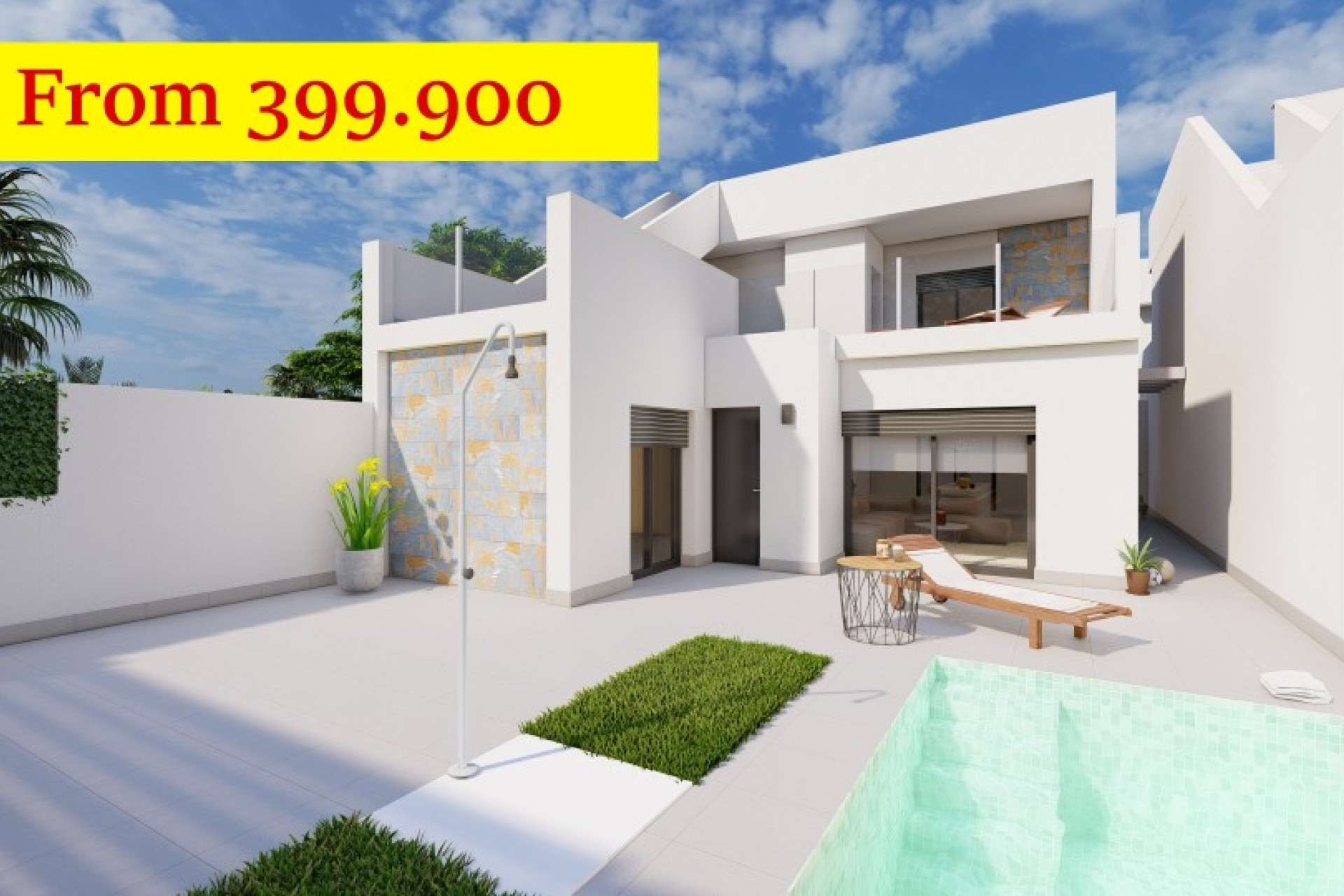 New Build - Semi-detached house - San Javier - Roda Golf