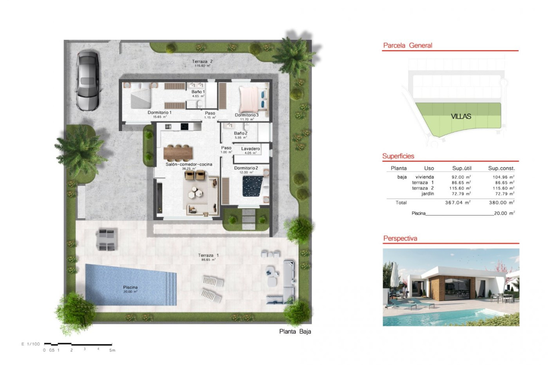 New Build - Villa - BAÑOS Y MENDIGO - Altaona golf and country village