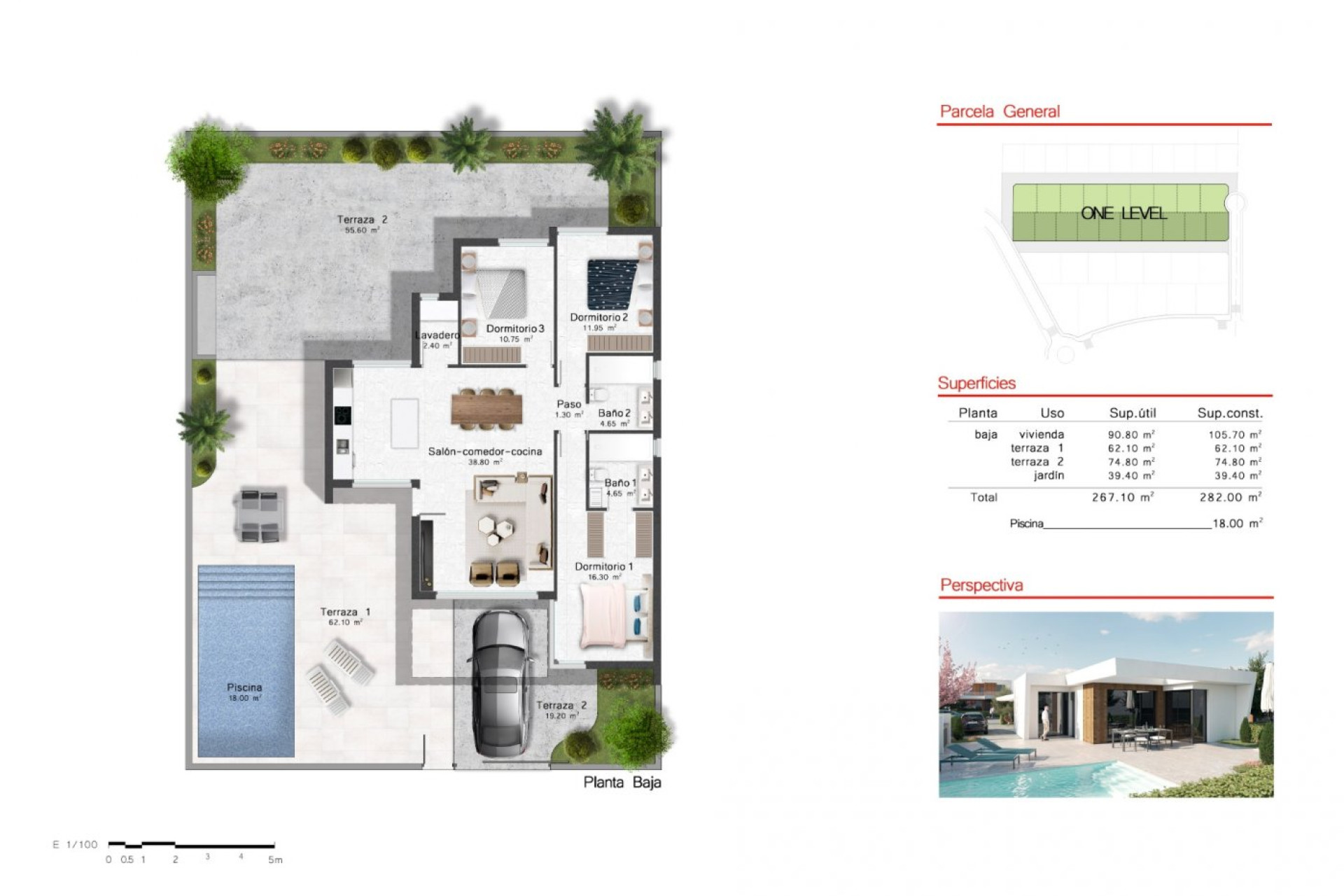 New Build - Villa - BAÑOS Y MENDIGO - Altaona golf and country village