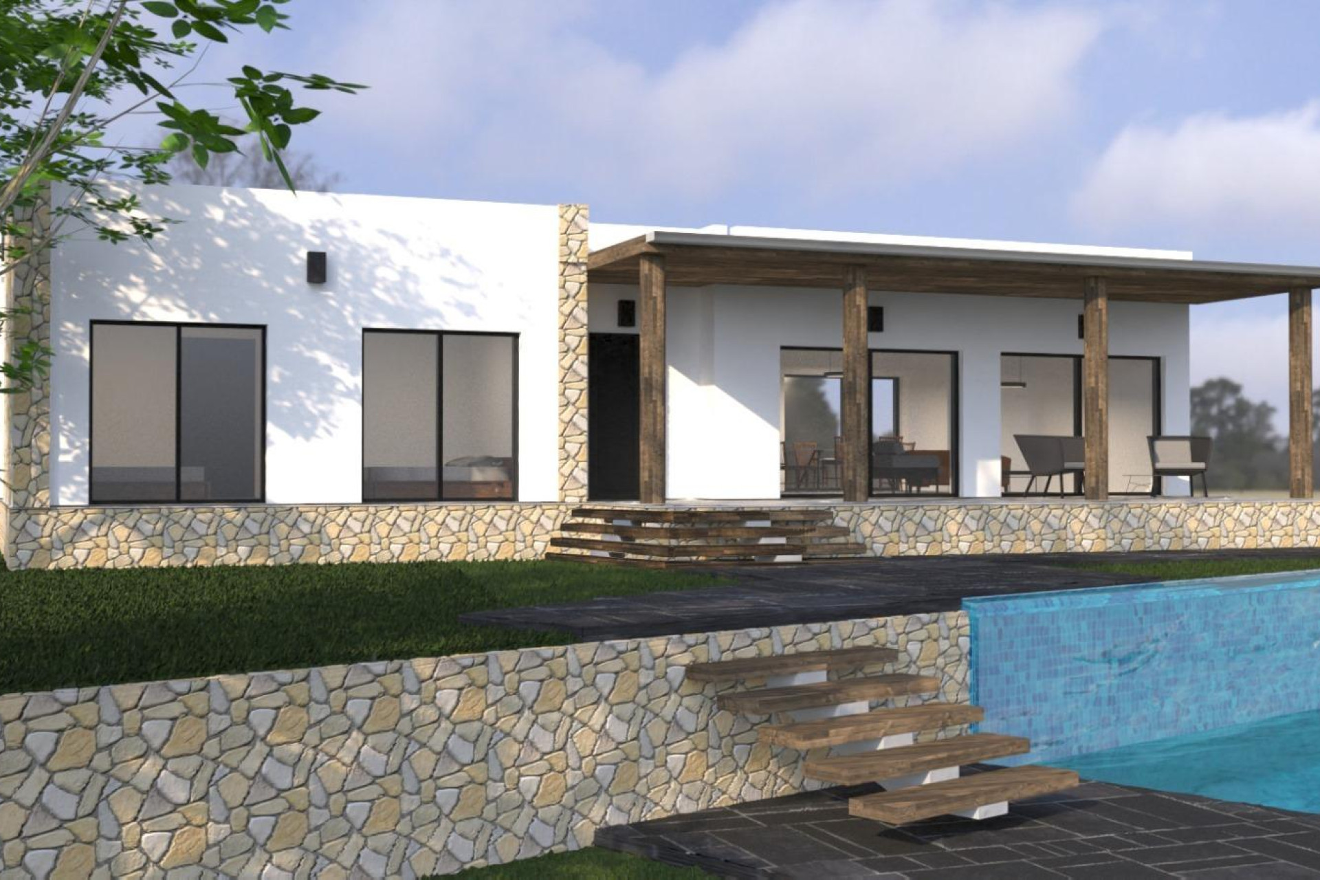 New Build - Villa de Lujo - PINOSO - Paredon