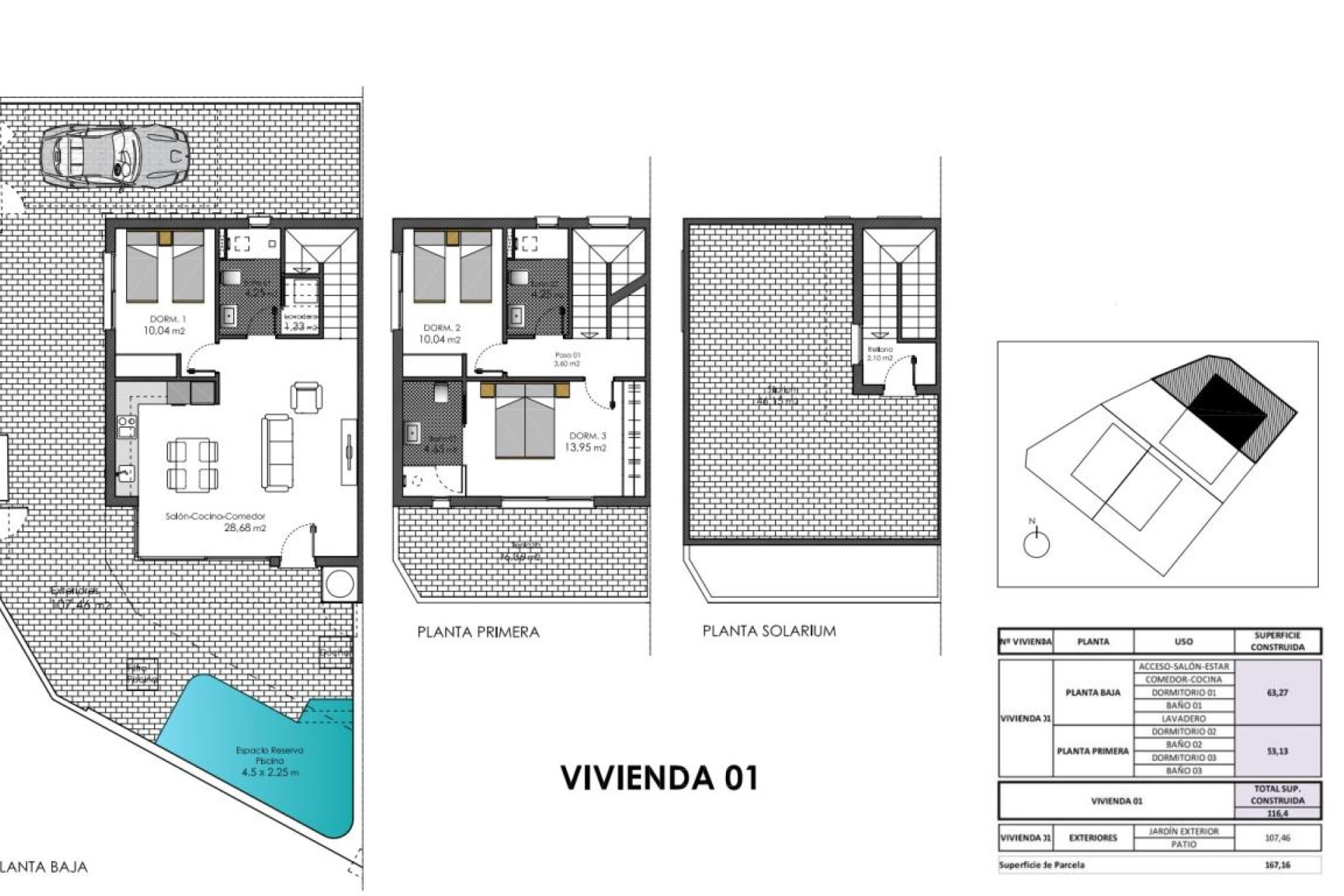 Nieuwbouw - Adosados - Pilar de la Horadada - 03190