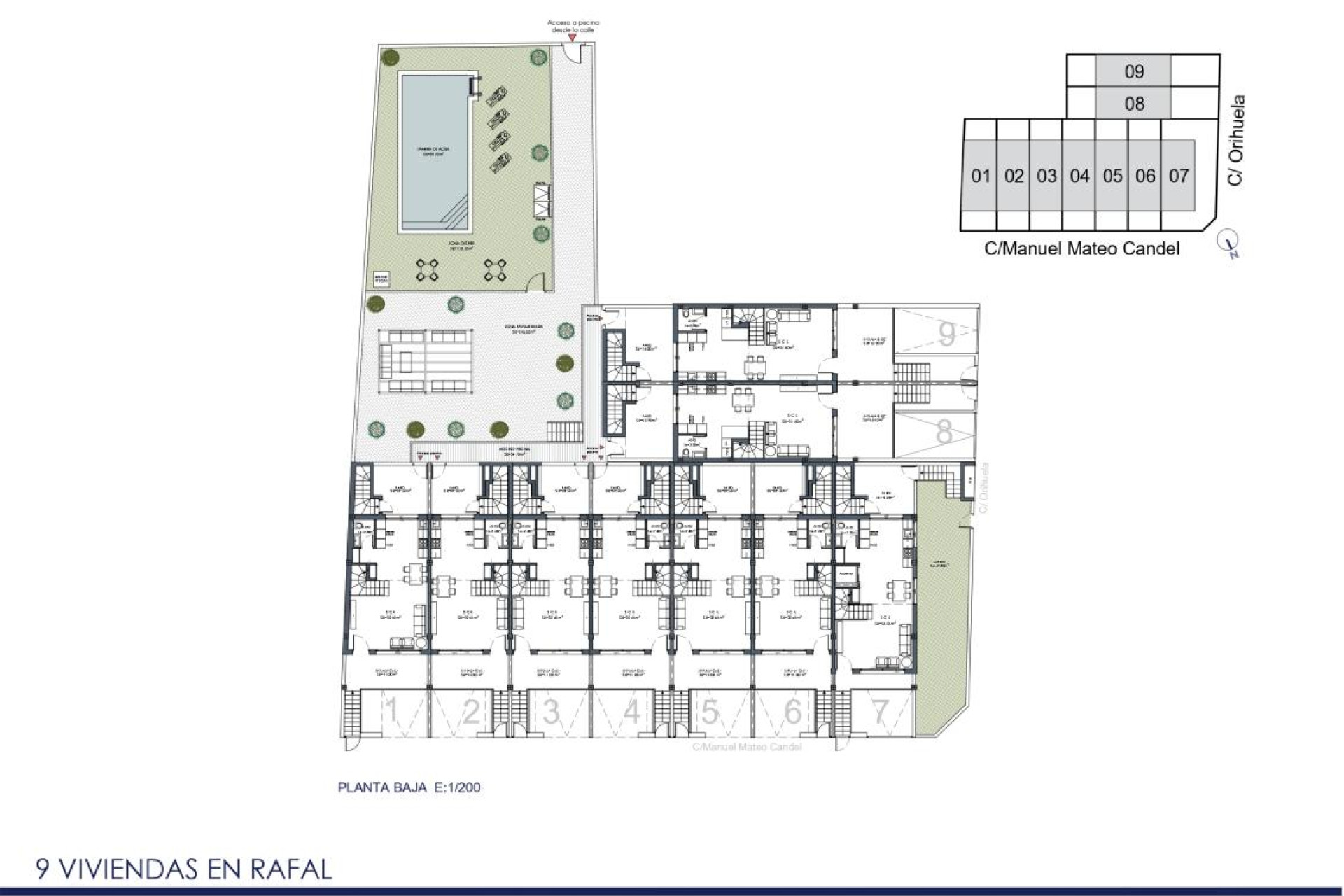 Nieuwbouw - Adosados - Rafal - Calle Manuel Mateo Candel, 242