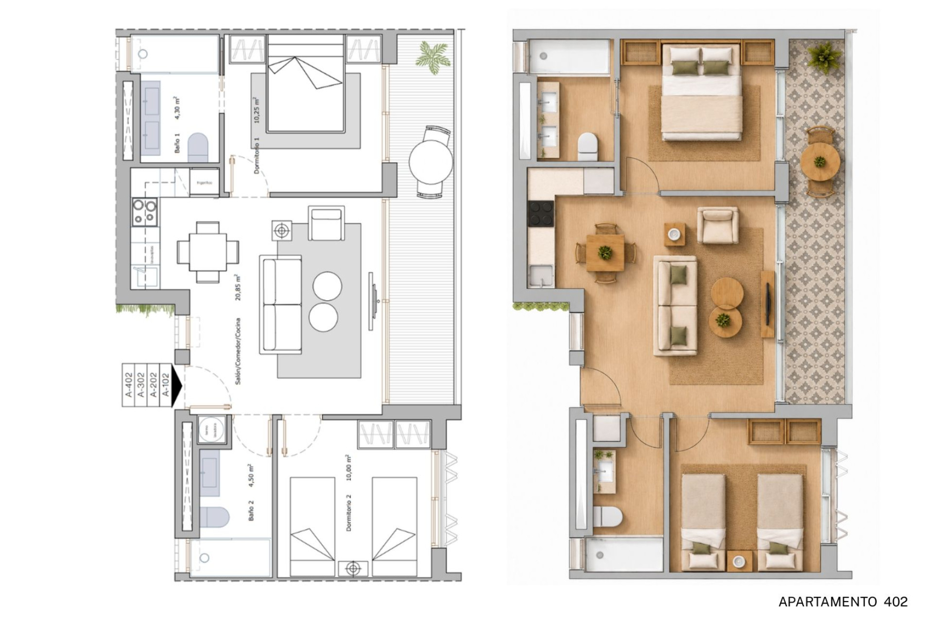 Nieuwbouw - Appartement  - Lo Pagan