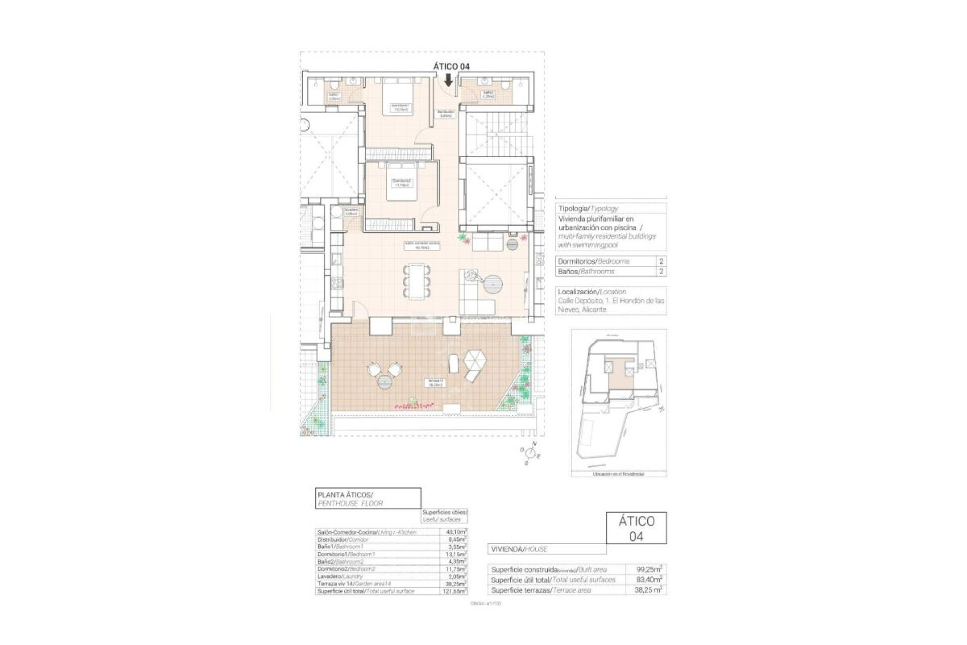 Nieuwbouw - Bajos - Hondón de las Nieves - 03688