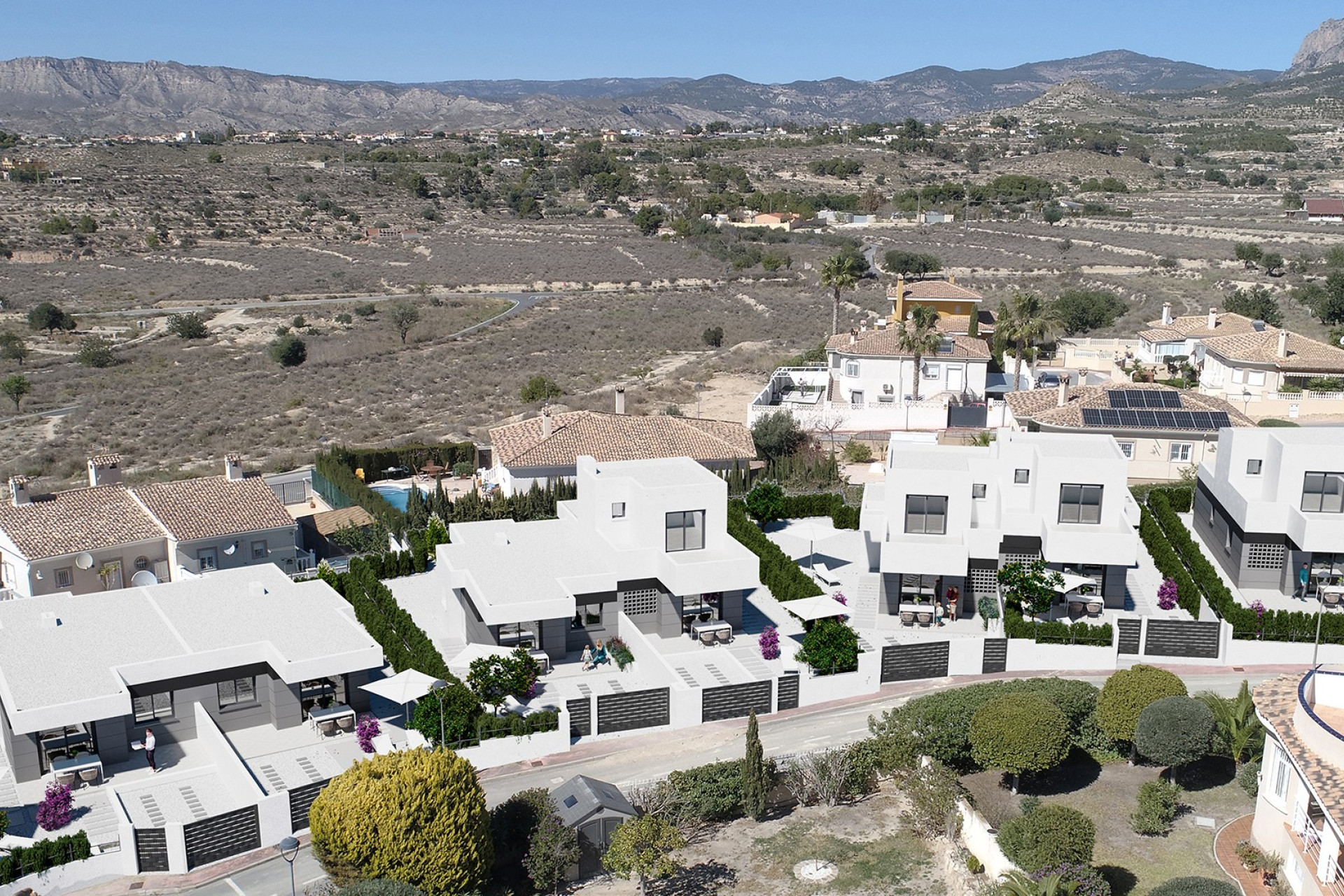 Nieuwbouw - Half Vrijstaande Woning - Busot - Altos de alicante