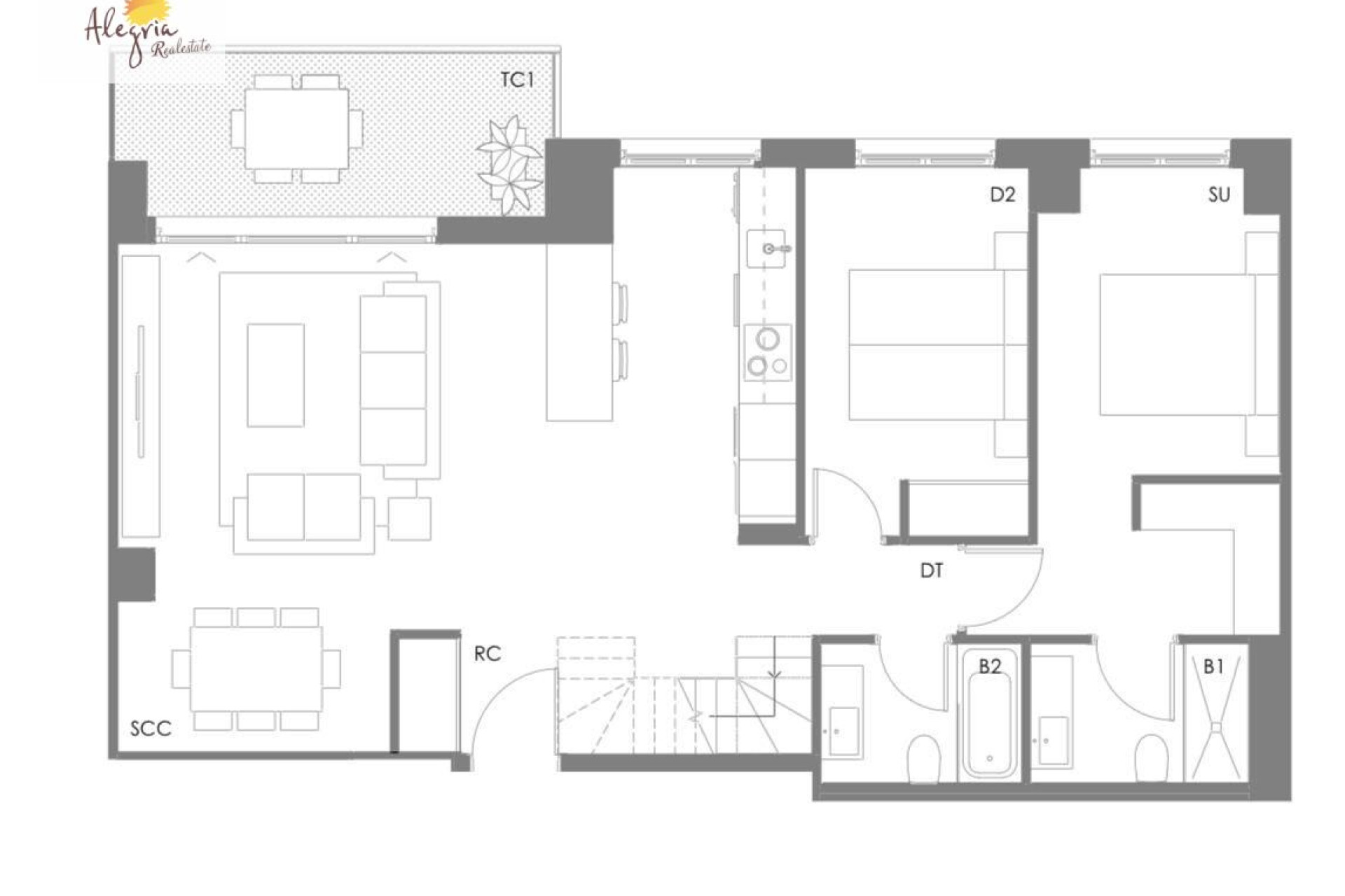 Nieuwbouw - Penthouse Dúplex - Valencia - Malilla