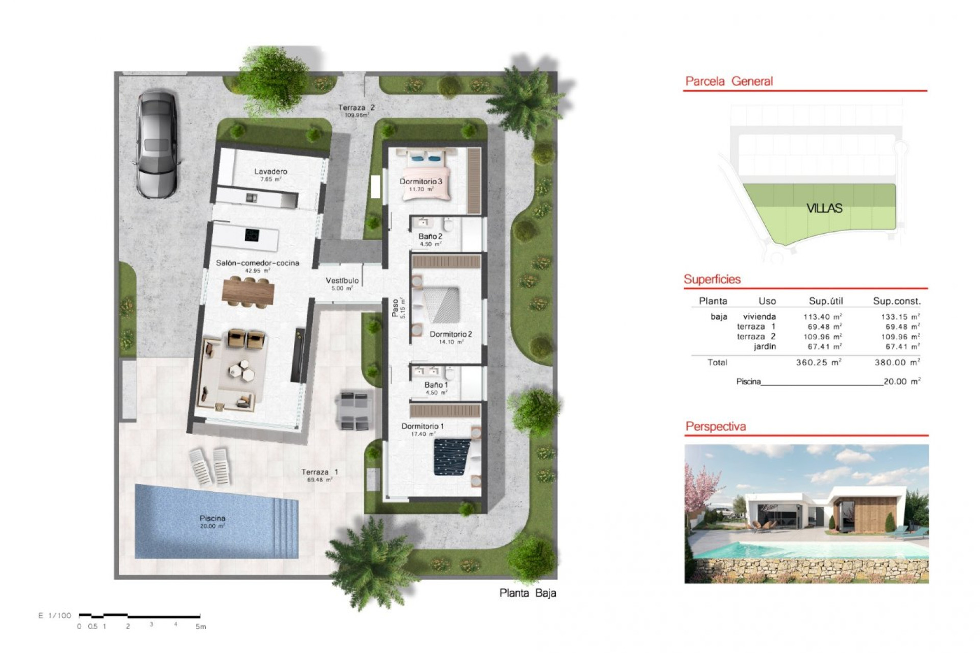 Nieuwbouw - Villa - BAÑOS Y MENDIGO - Altaona golf and country village