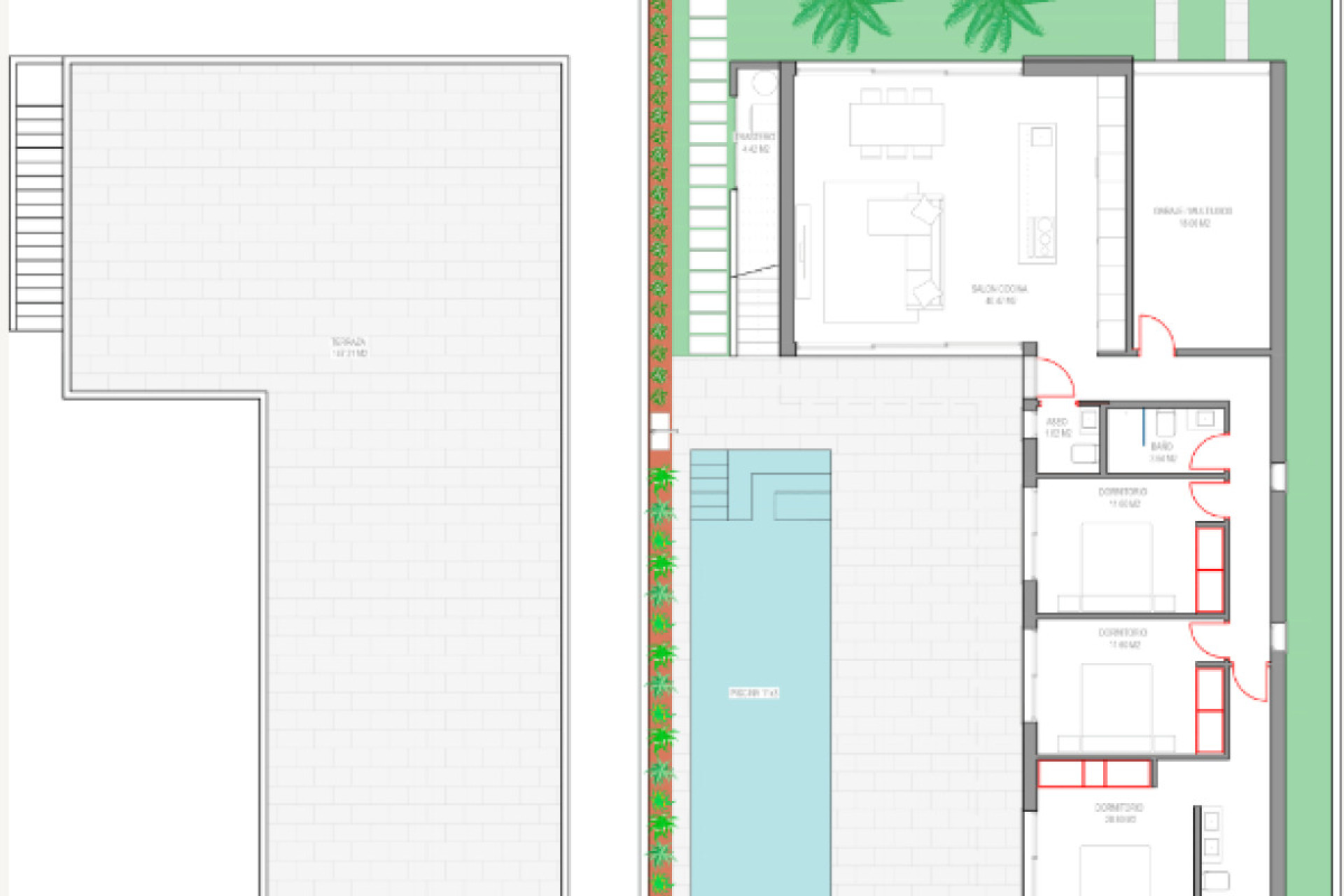 Nieuwbouw - Vrijstaande woning - Los Alcázares - 30710