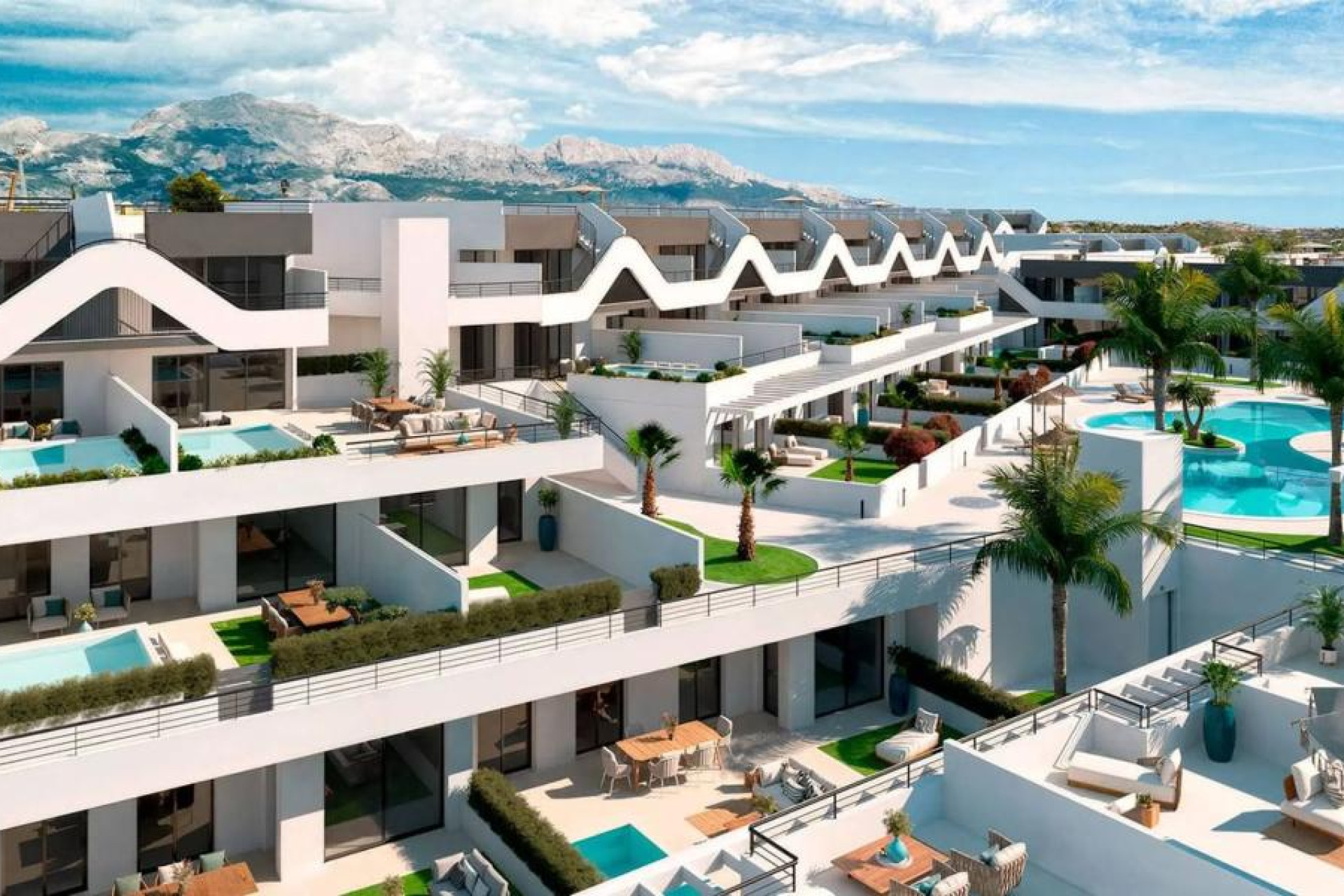 Nouvelle construction - Áticos - Alfaz del Pi - Calle Manises, Plaza del Sol, 18