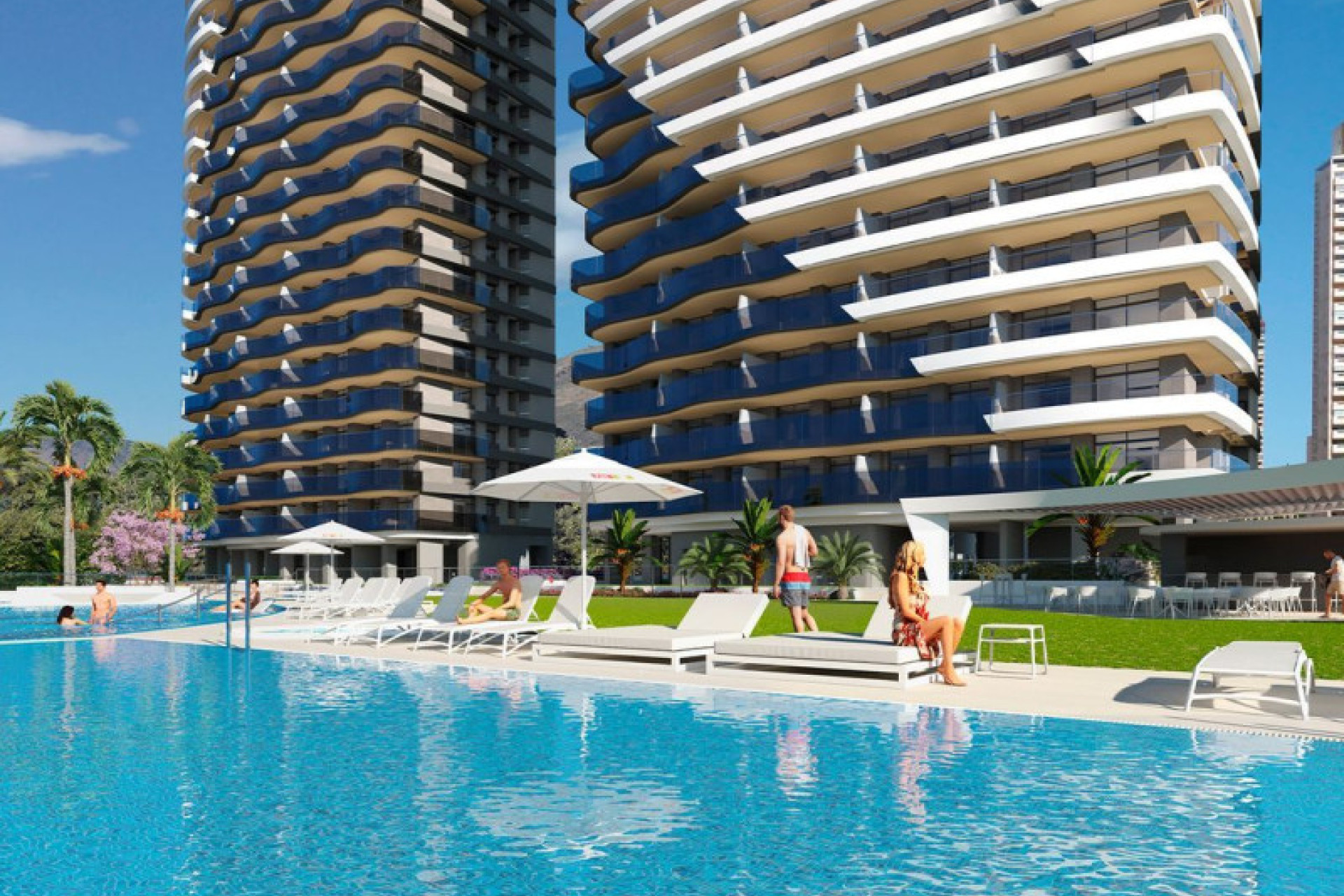 Nouvelle construction - Áticos - Benidorm - Calle Brasil, 1