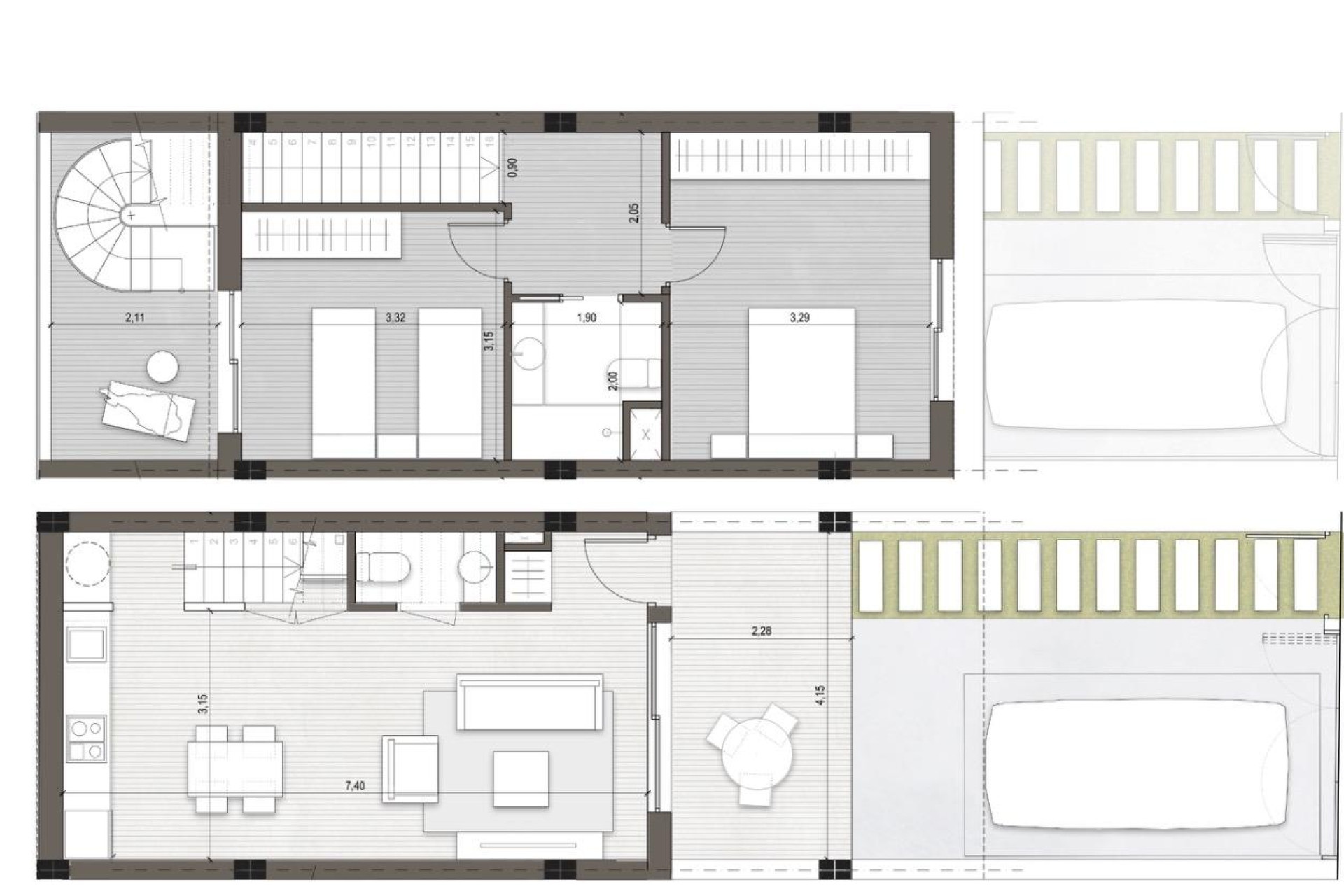 Nouvelle construction - Maison de ville - Pilar de la Horadada