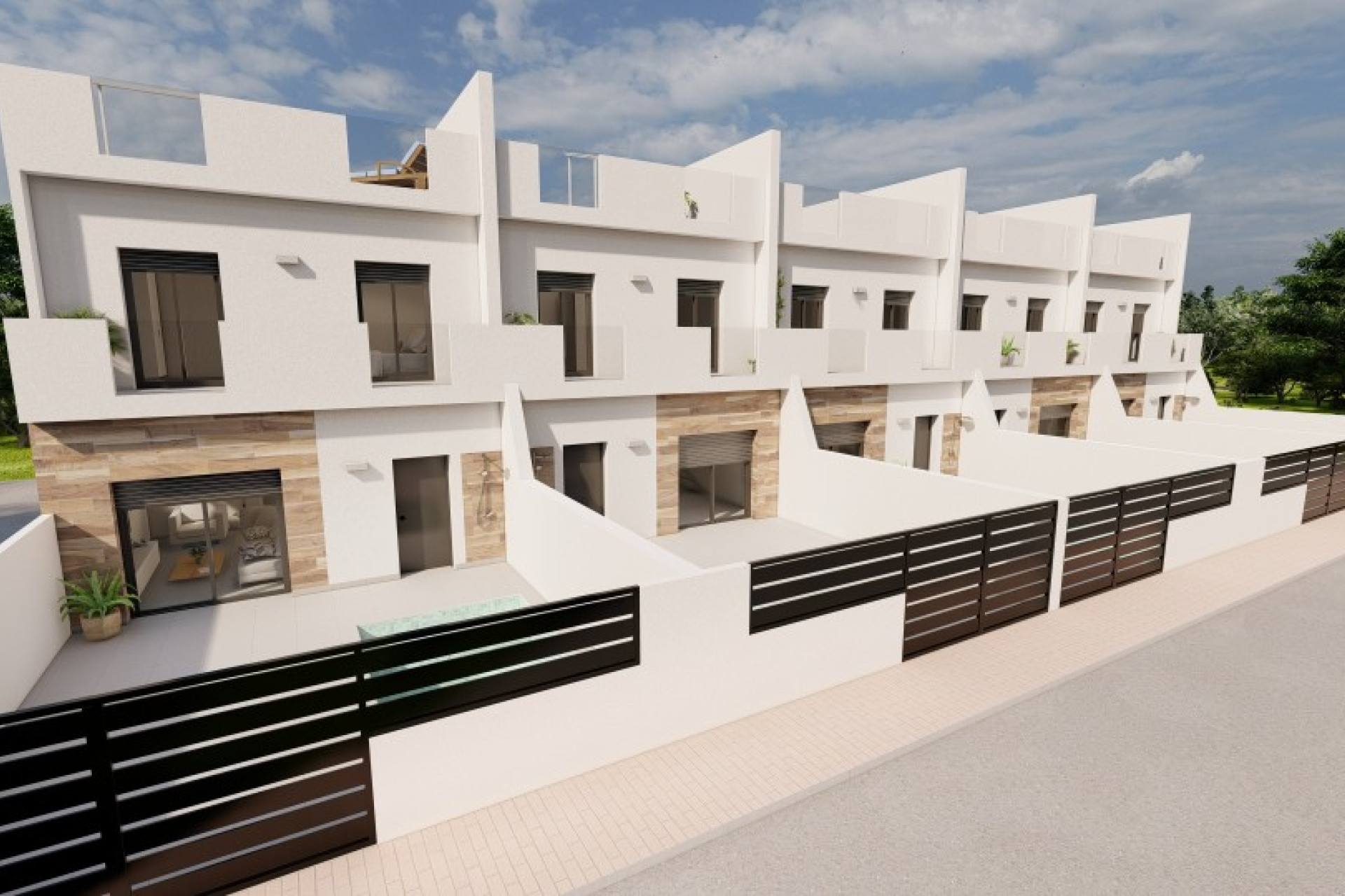 Nouvelle construction - Semi-detached house - Los Alcázares - Santa Rosalía