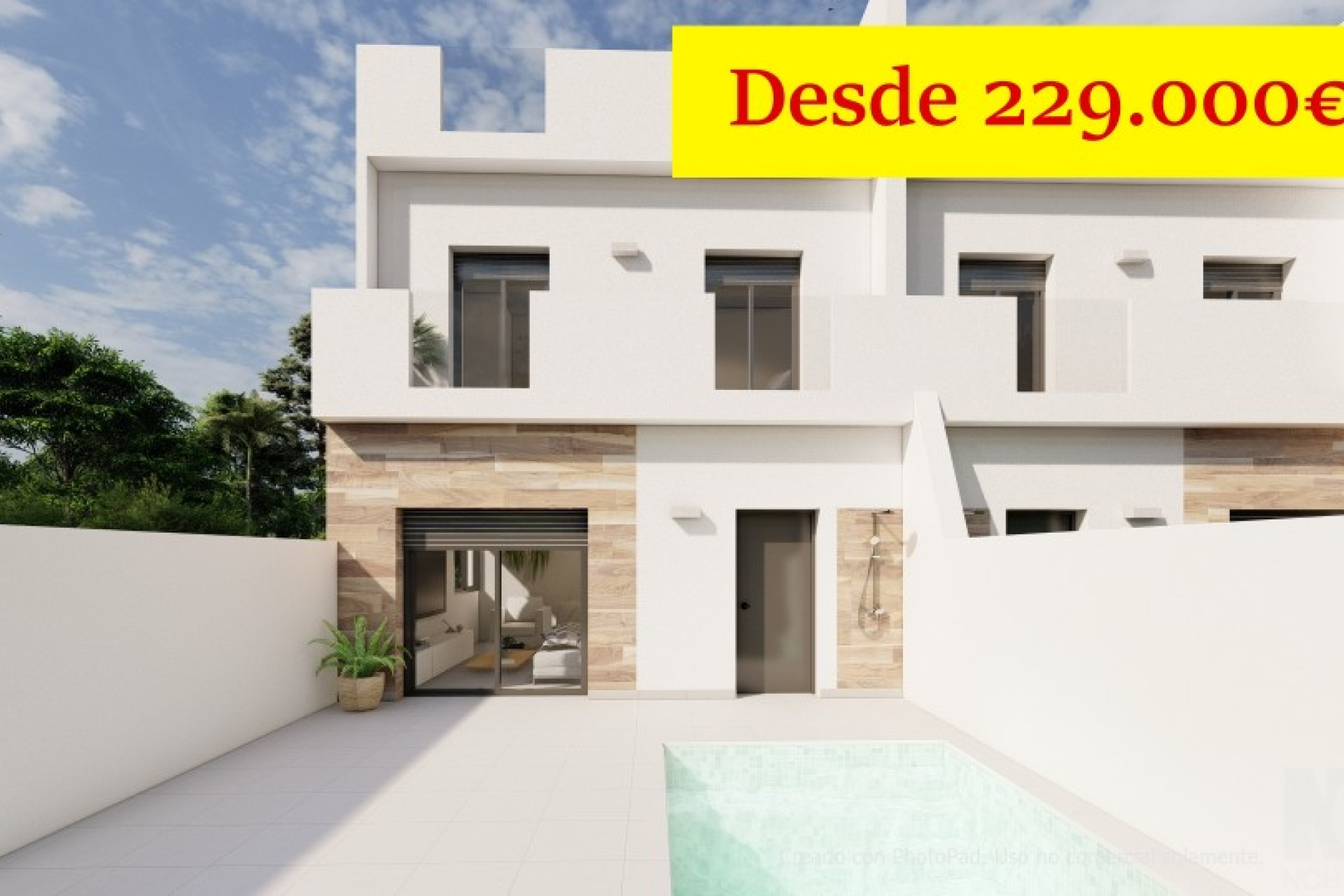 Nouvelle construction - Semi-detached house - Los Alcázares - Santa Rosalía