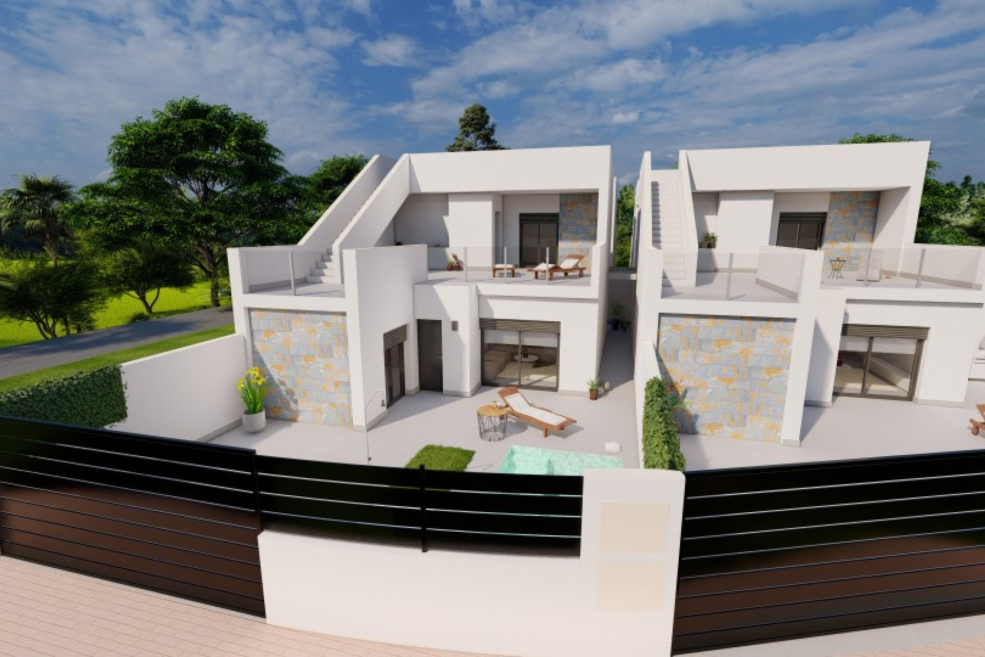 Nouvelle construction - Semi-detached house - San Javier - Roda Golf