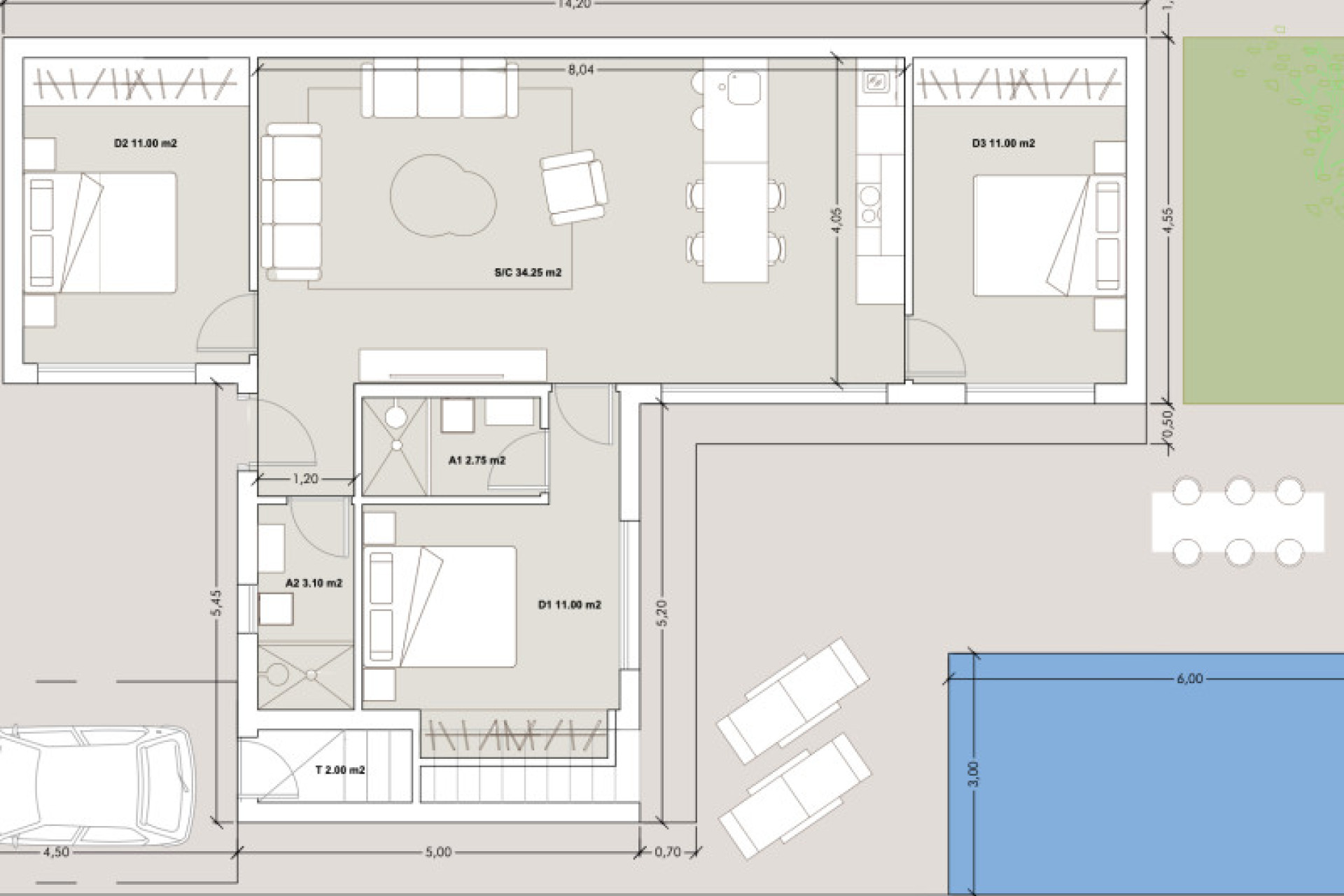 Nouvelle construction - Villa - Torre-Pacheco