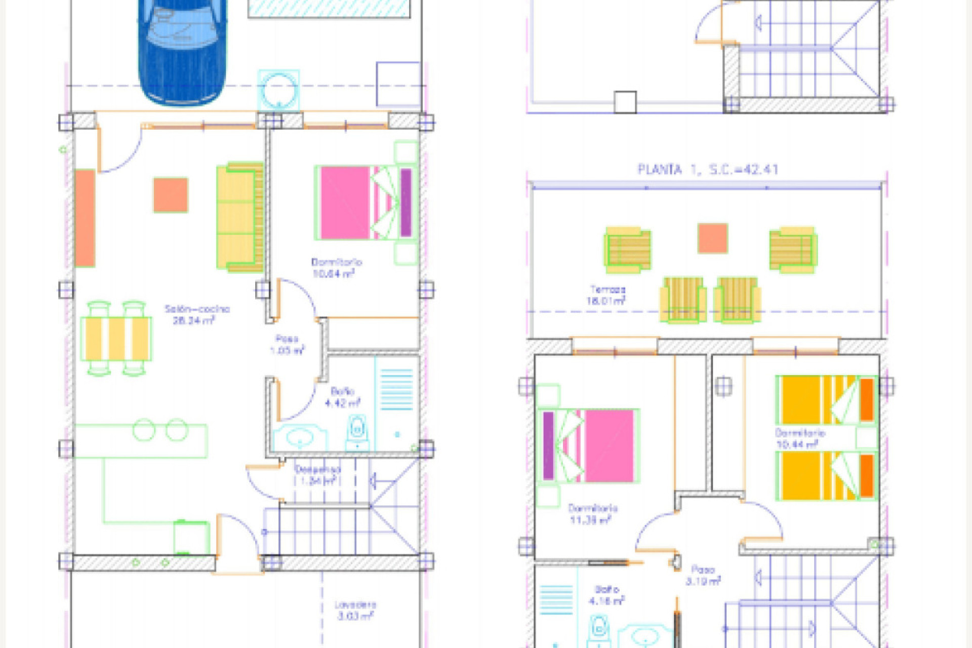 Obra nueva - Adosados - Avileses - 30592