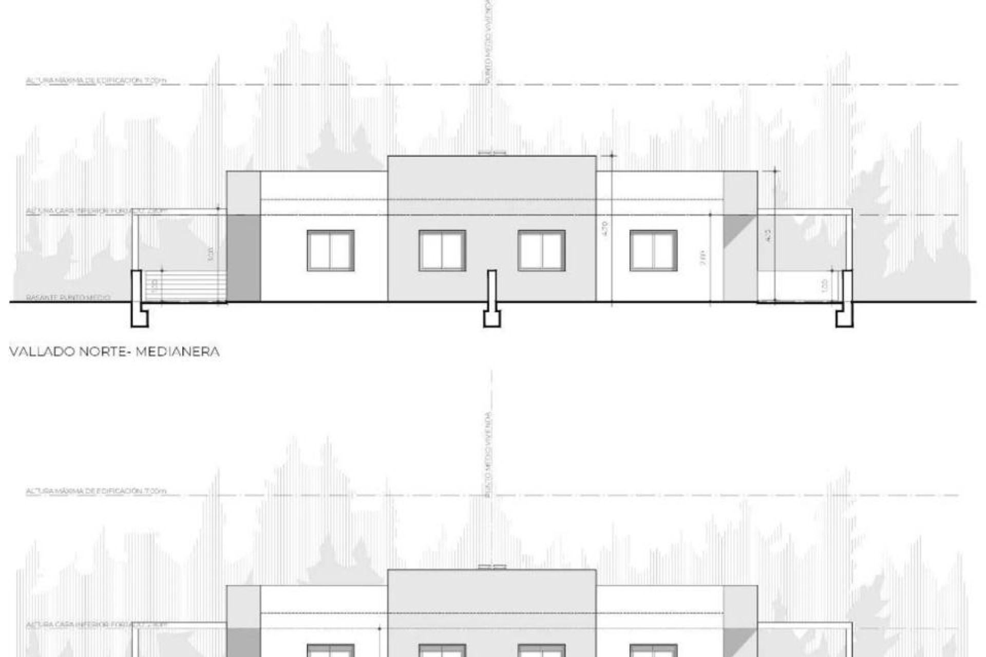 Obra nueva - Adosados - Mazarrón - Calle Presbiterio Jesus Garcia s/n