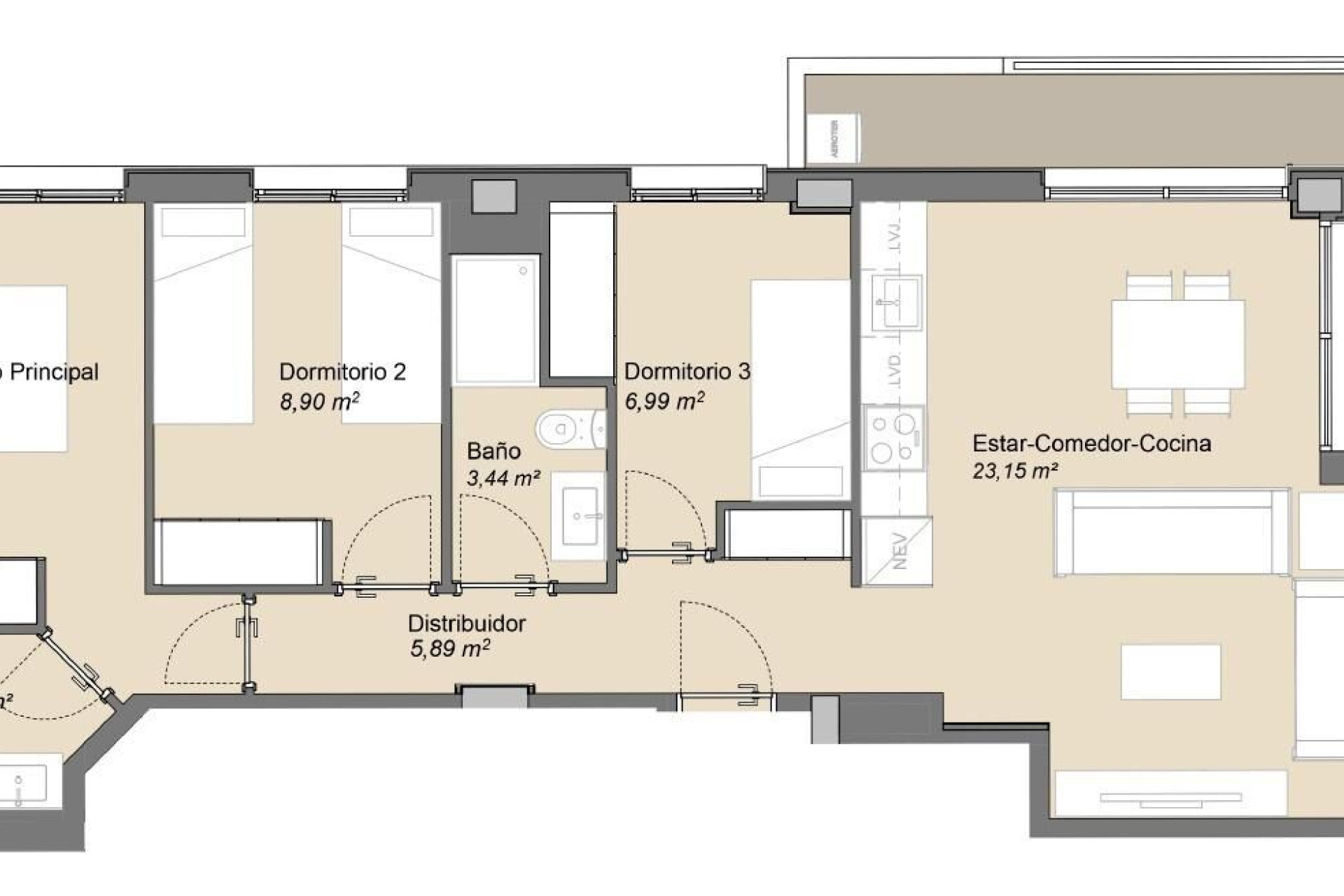 Obra nueva - Apartamento / piso - Valencia - Marxalenes