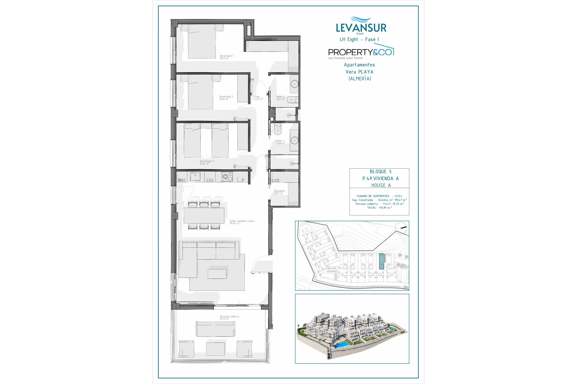 Obra nueva - Apartamento / piso - Vera Playa