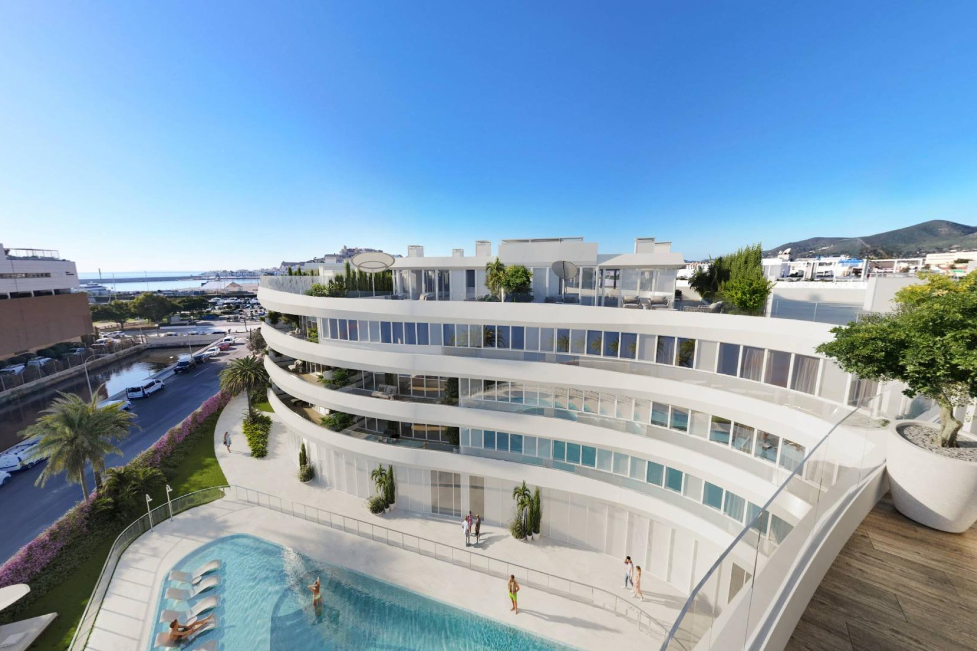 Obra nueva - Ático Dúplex - Eivissa - Marina Botafoc - Talamanca