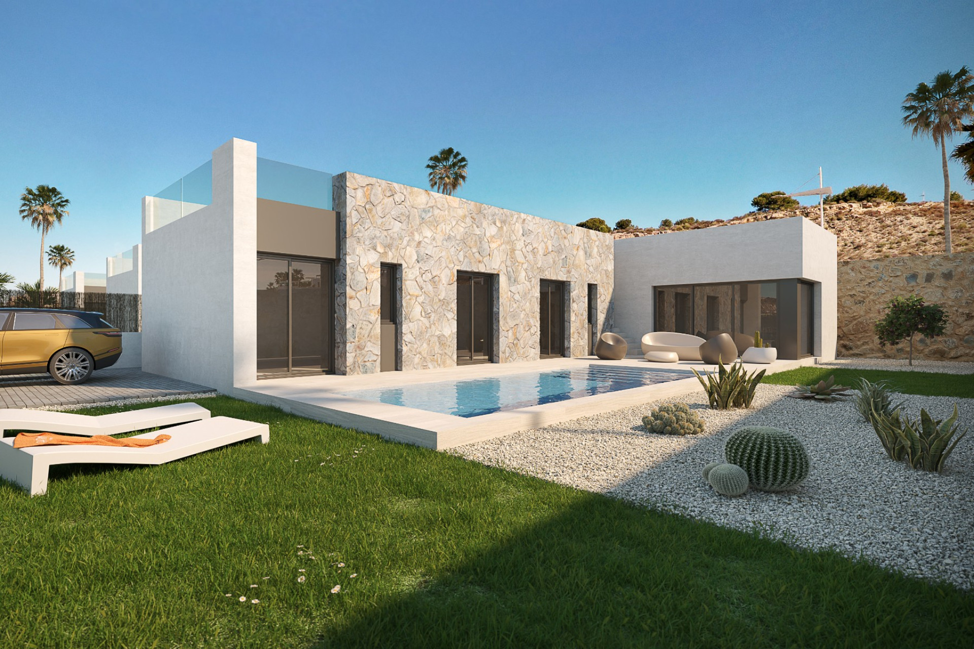 Obra nueva - Casa semi independiente - Algorfa - La finca golf