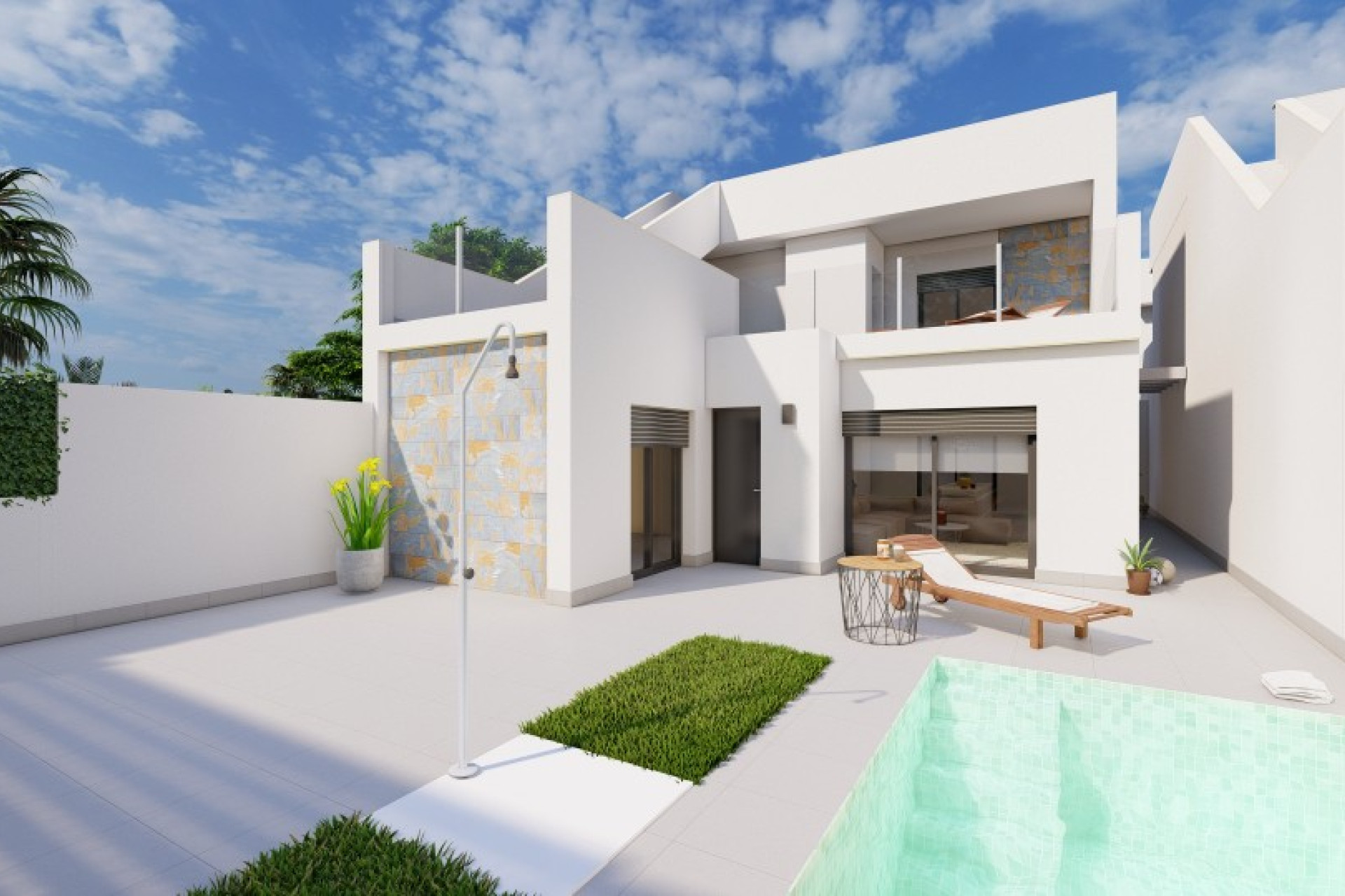 Obra nueva - Casa semi independiente - San Javier - Roda Golf