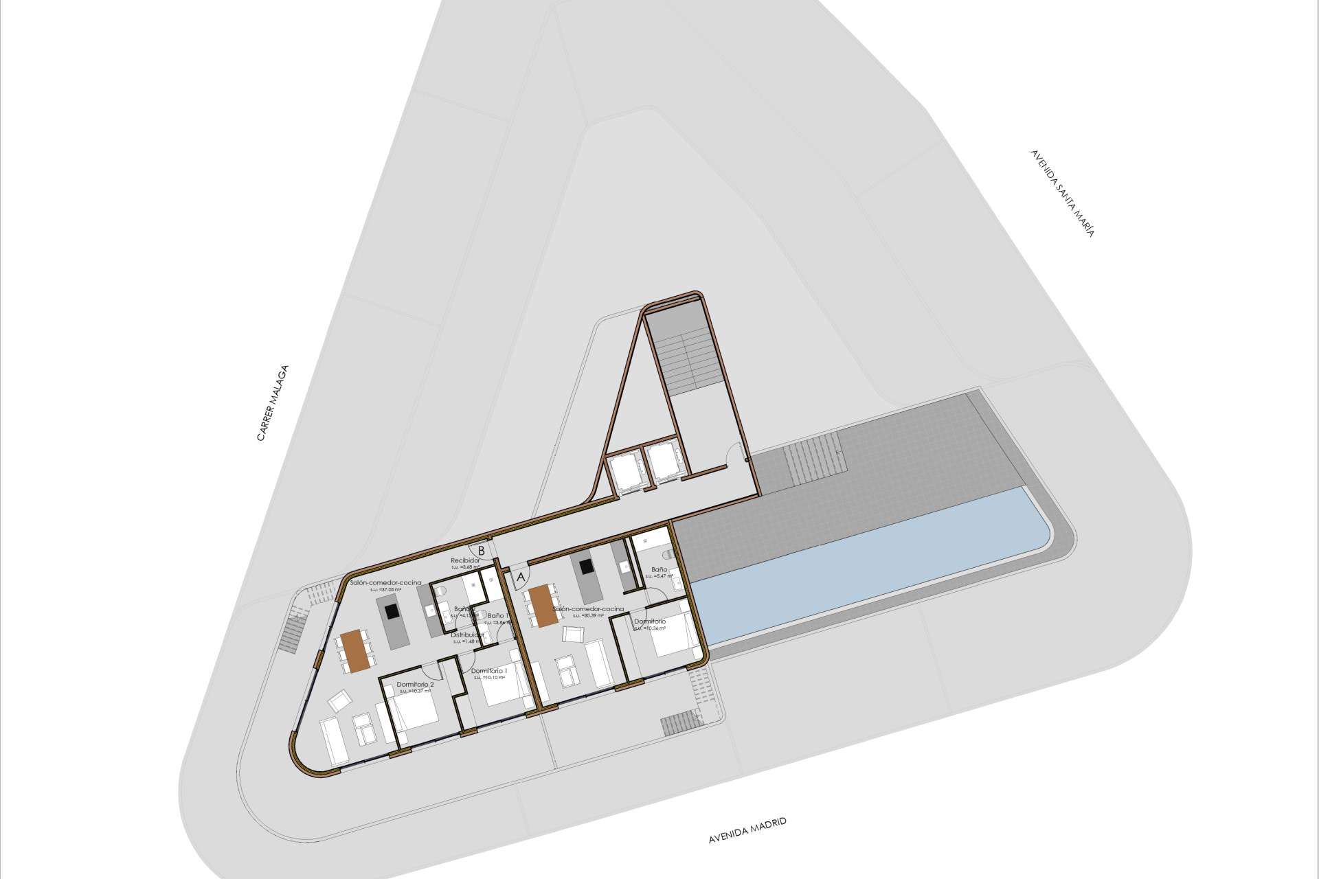 Obra nueva - Penthouses - Calpe - Avenida de Madrid, 1