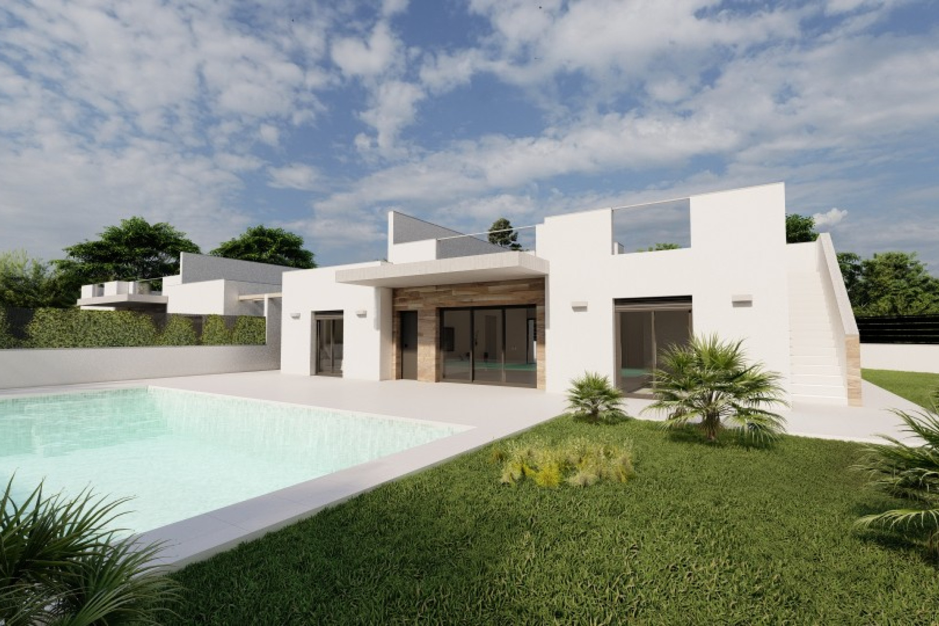 Obra nueva - Villa de Lujo - Torre Pacheco - Roldán