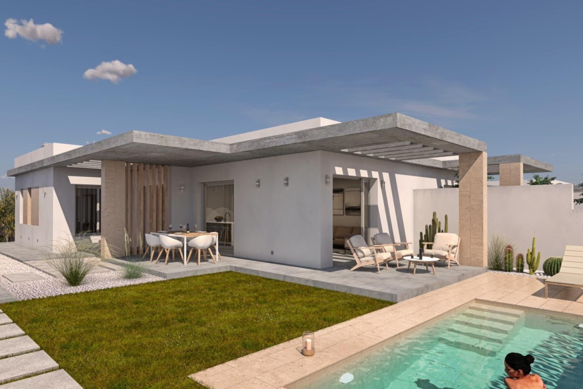 Obra nueva - Villa - Santiago de la ribera - Playa de santiago de la ribera