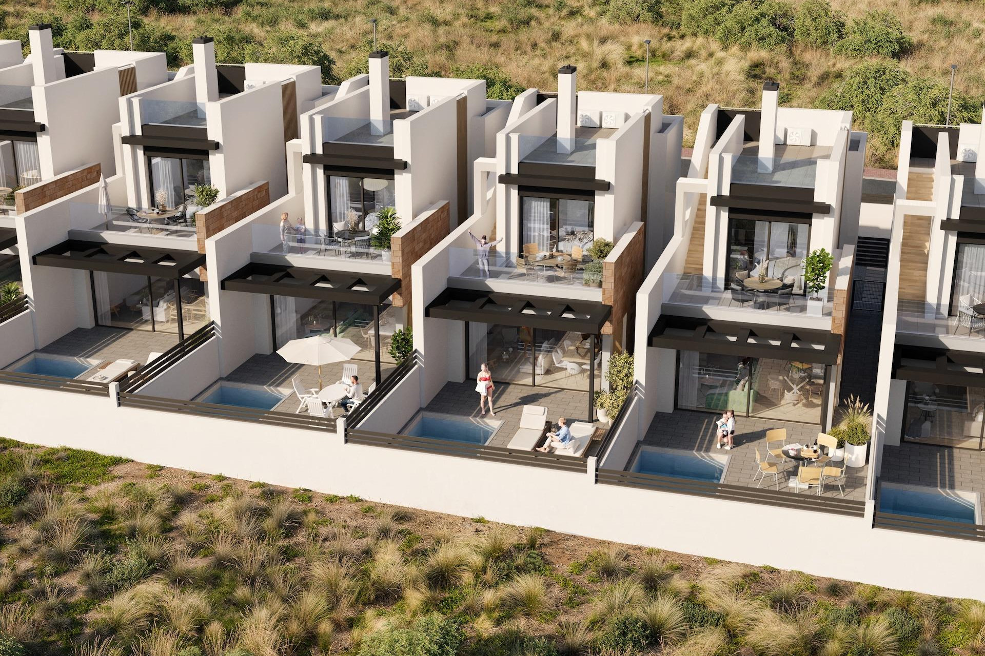 Obra nueva - Villa - Torrevieja - Aguas Nuevas