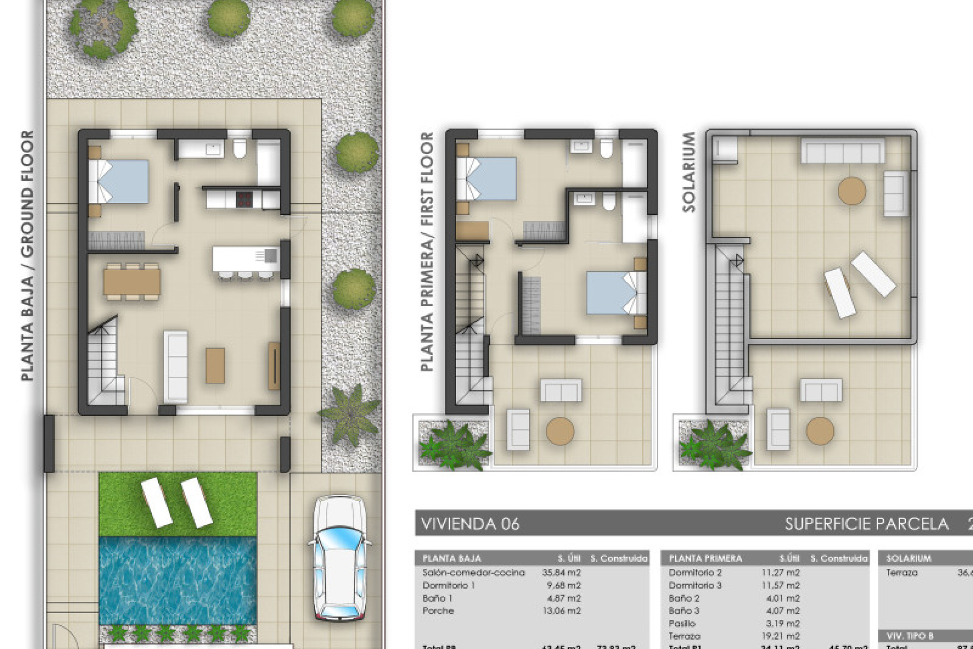 Obra nueva - Villas - Pilar de la Horadada - 03190