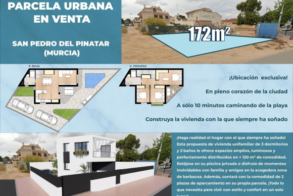 Parcelle / Terrain - Revente - San Pedro del Pinatar - CERCA PLAYA