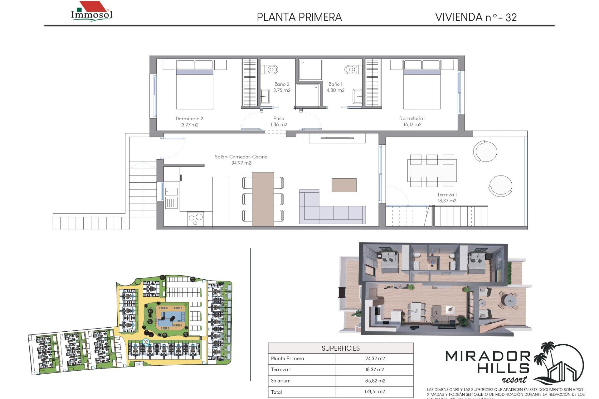 Resale - Apartment  - Finestrat - Balcón de Finestrat-Terra Marina