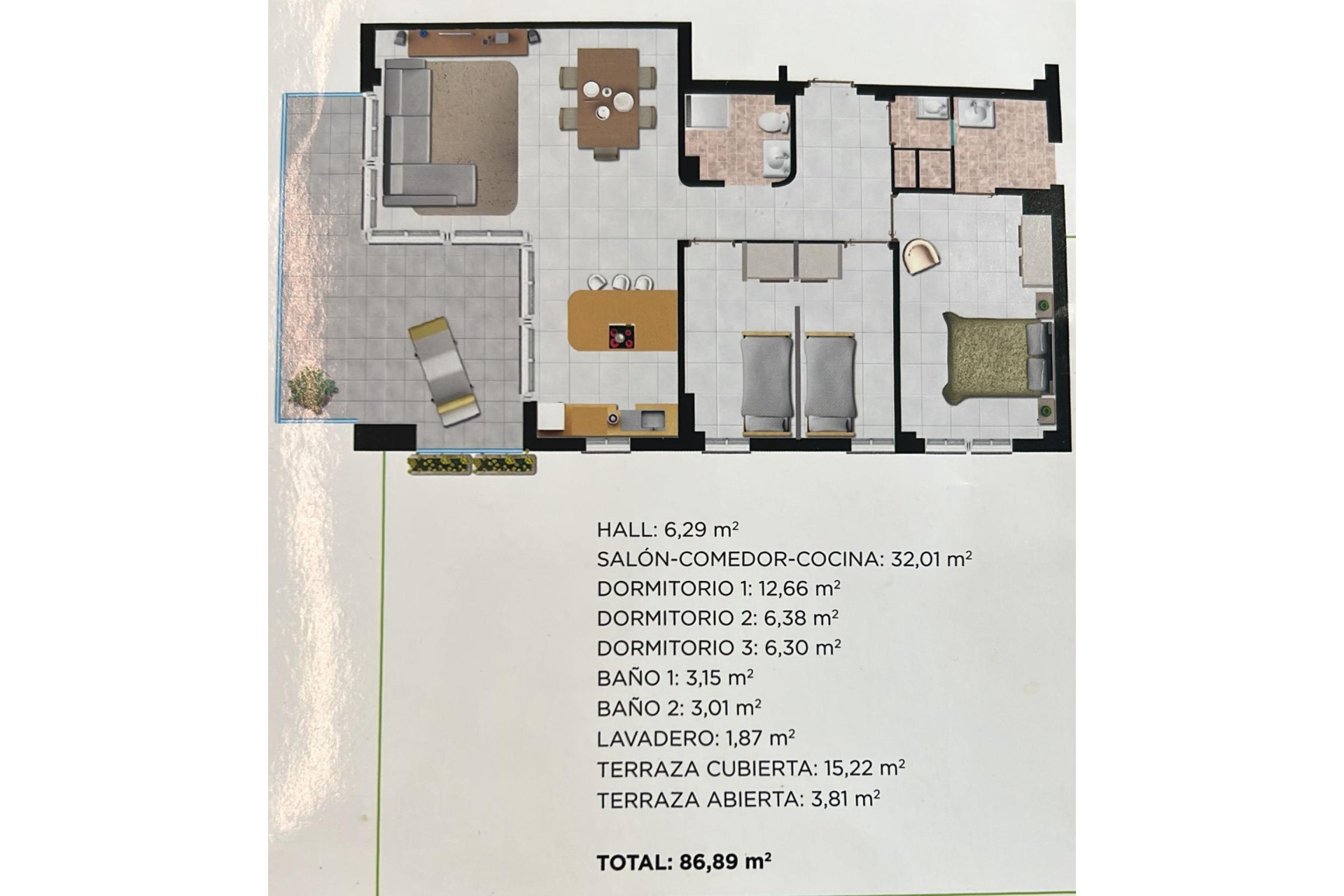 Resale - Apartment  - Orihuela Costa - Playa Flamenca