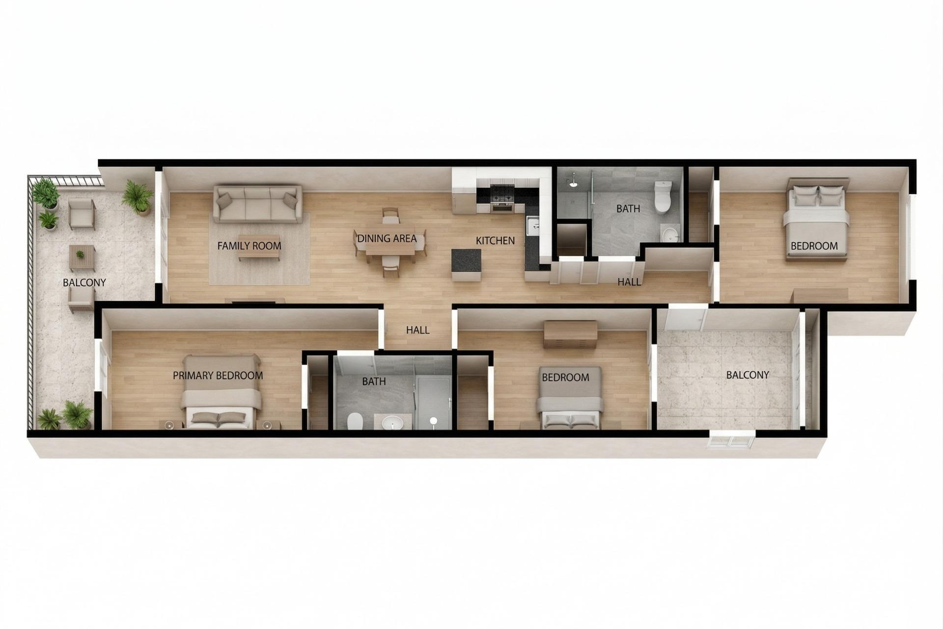 Resale - Apartment  - Torrevieja - Los Frutales
