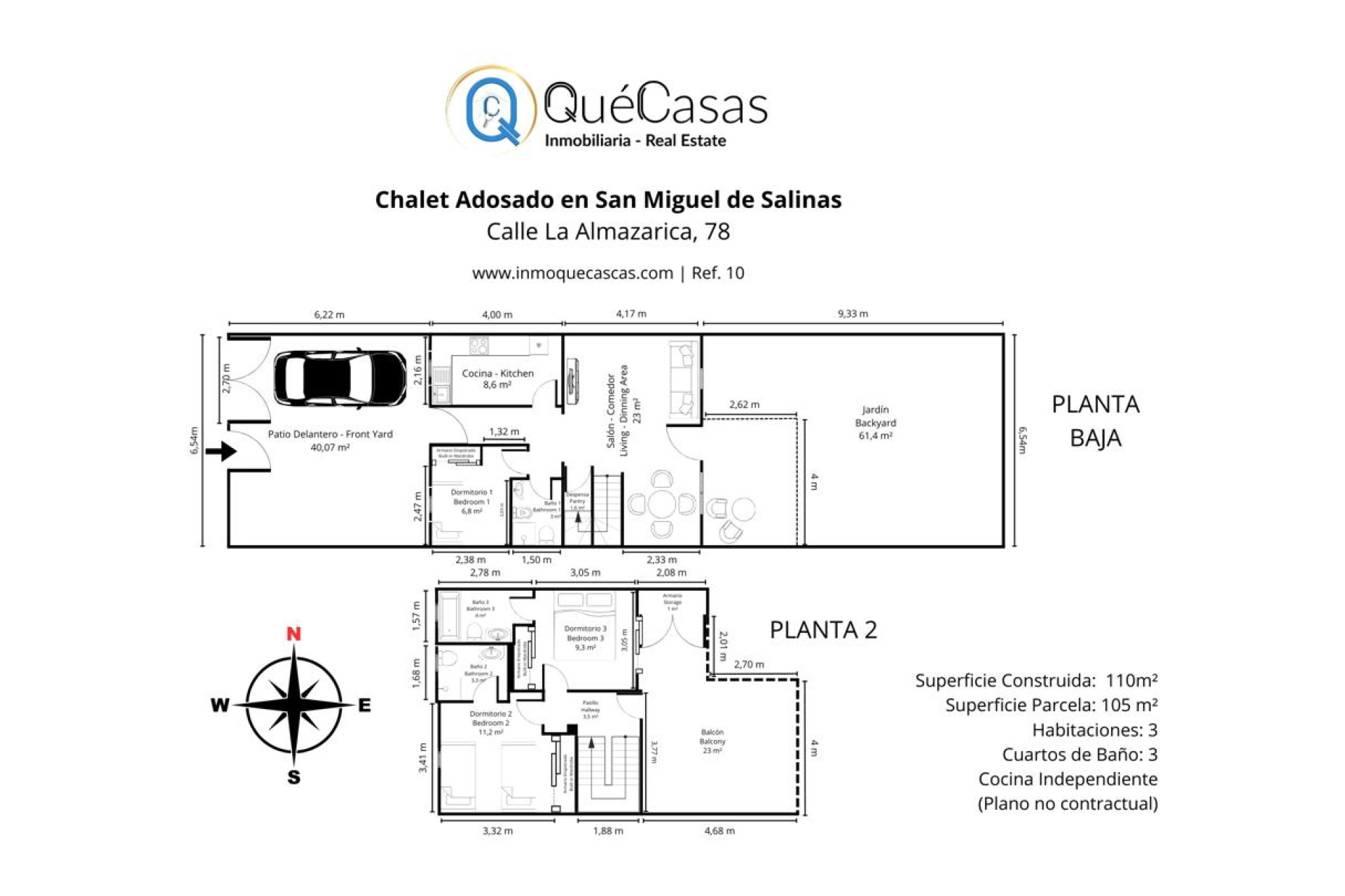 Resale - Attached - San Miguel de Salinas - Calle la Almazarica, 03193