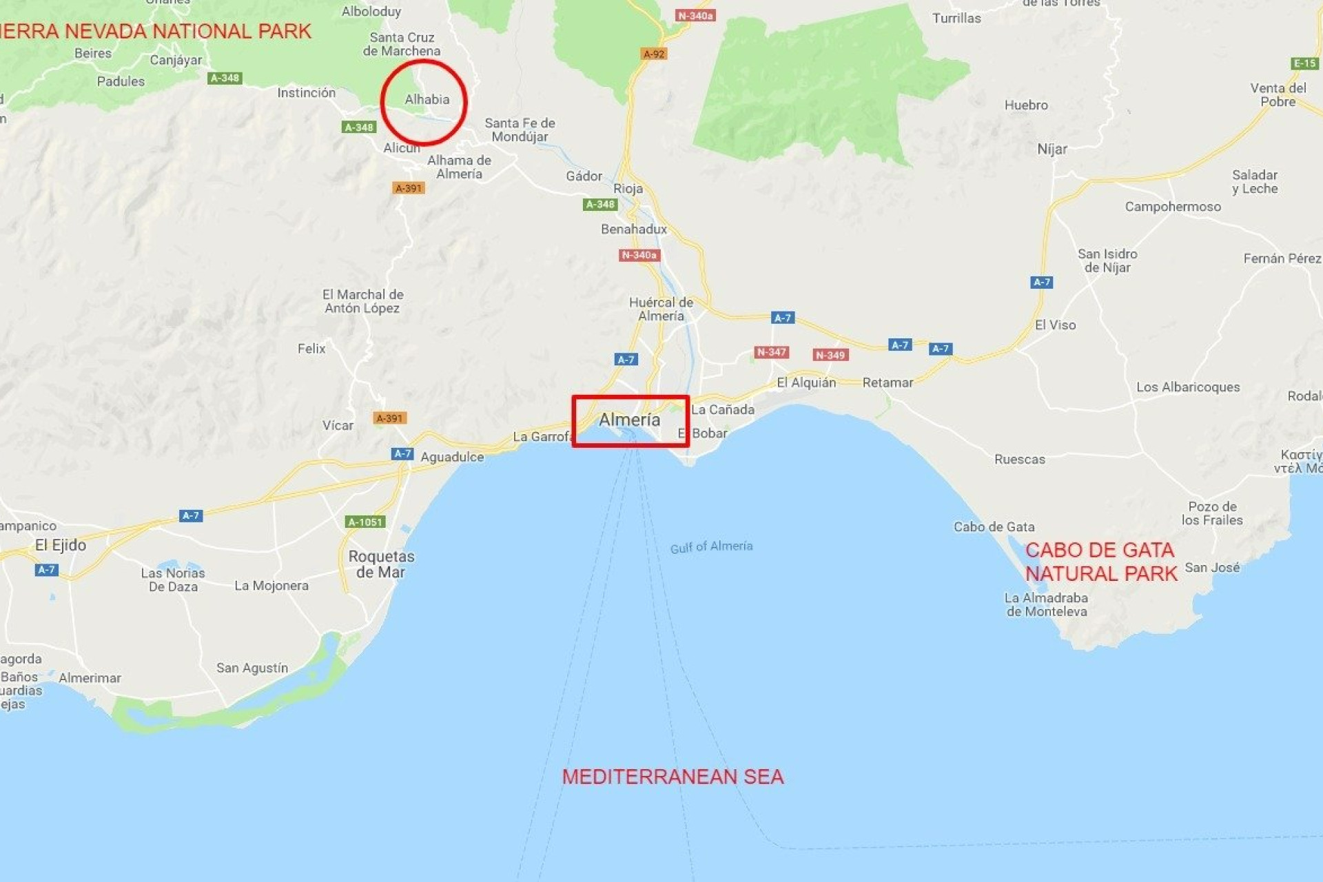 Resale - Casa con terreno - Alsodux - ALMERIA