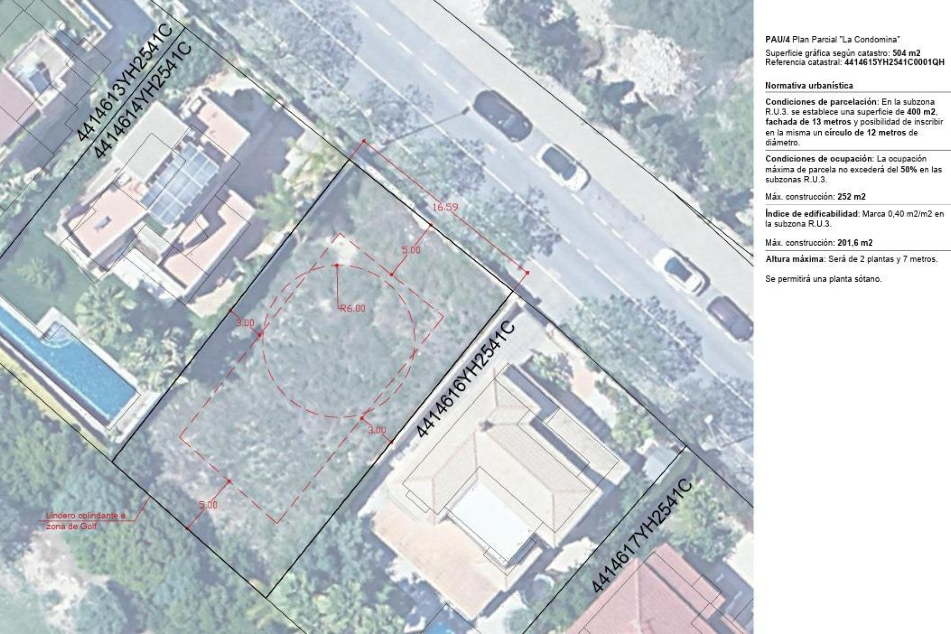 Resale - Plot / Land - Alicante - Alicante Golf