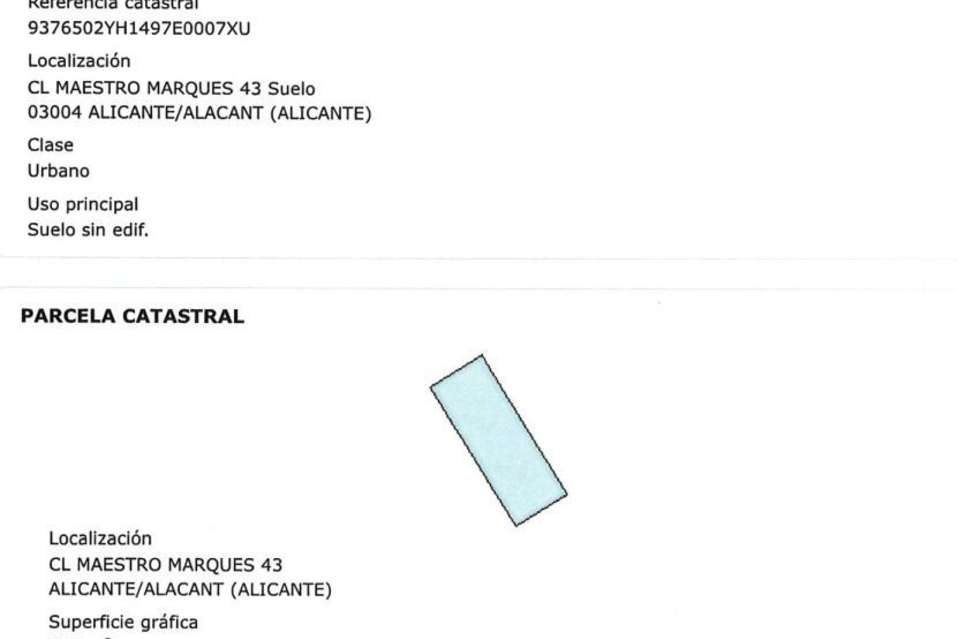 Resale - Plot / Land - Alicante - Plaza de toros - Mercado Central