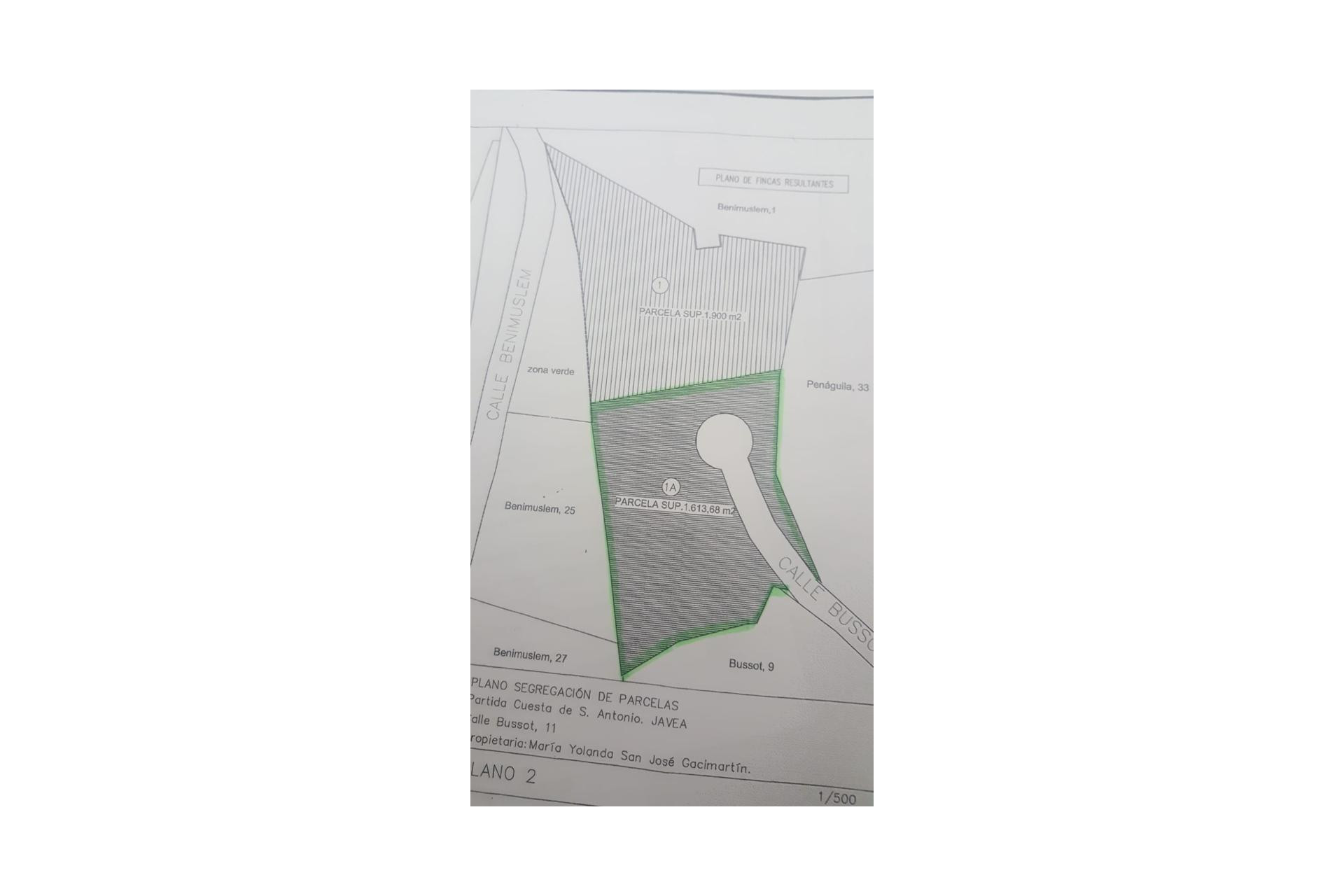 Reventa - Solar - Jávea - Xàbia - Pueblo